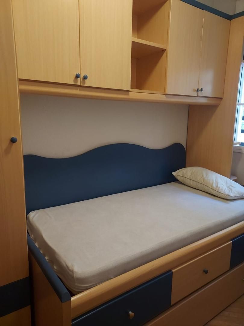 Bedroom of Flat to rent in  Madrid Capital  with Air Conditioner, Heating and Private garden