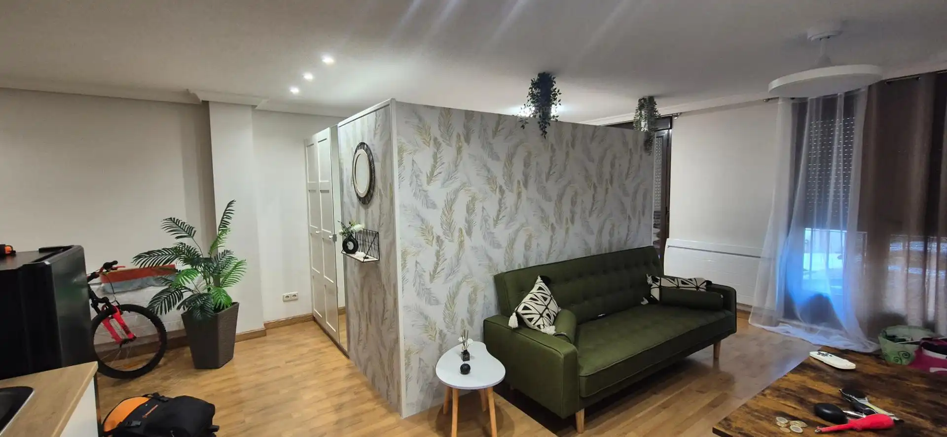 Wohnzimmer von Wohnung zur Miete in La Fuente de San Esteban  mit Heizung, Parkett und Möbliert