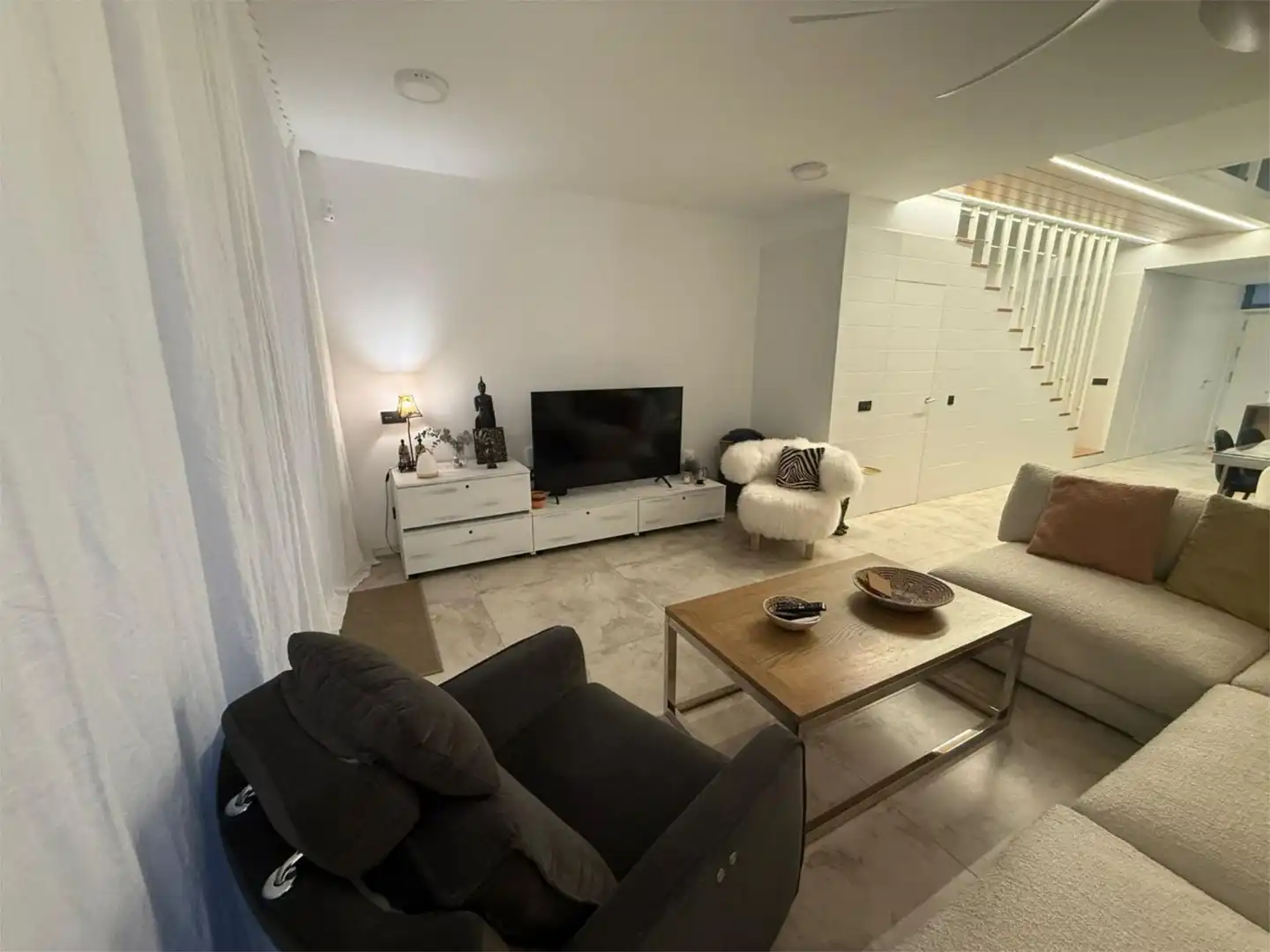 Piso en venta en La Tahona, 1, Zahara Pueblo Sala de estar de Piso en venta en Zahara de los Atunes con Aire acondicionado, Calefacción y Terraza