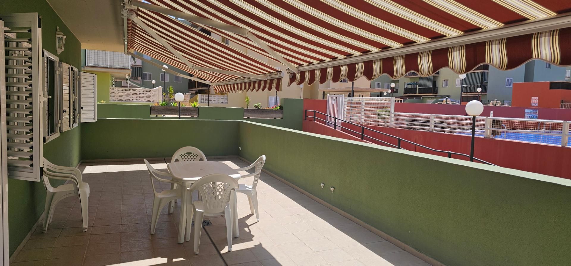Terrace of Flat to rent in Candelaria  with Furnished, Oven and Washing machine
