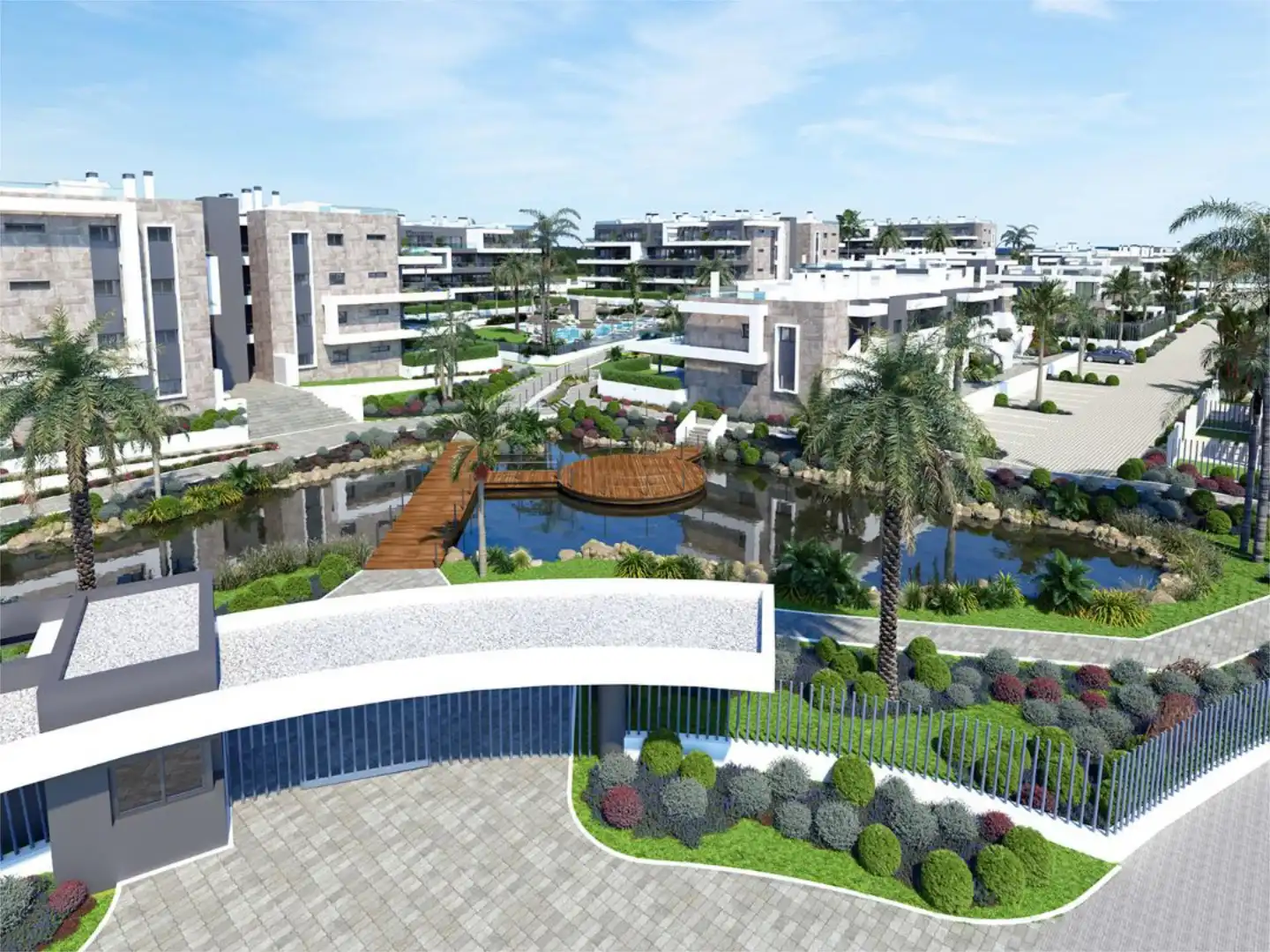 Vista exterior de Piso en venta en Torrevieja con Aire acondicionado, Jardín privado y Terraza