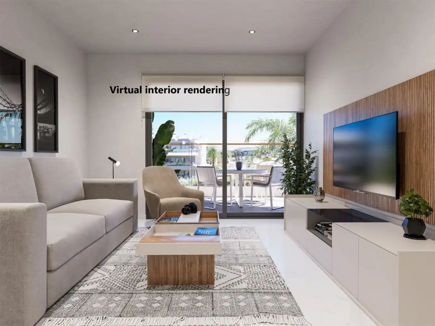 Sala de estar de Piso en venta en Torrevieja con Aire acondicionado, Jardín privado y Terraza