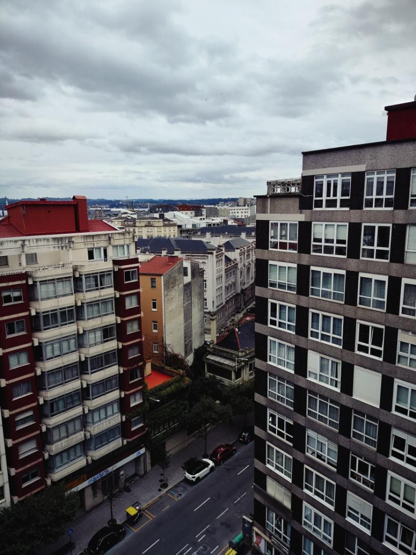 Exterior view of Flat for sale in A Coruña Capital   with Heating, Parquet flooring and Furnished