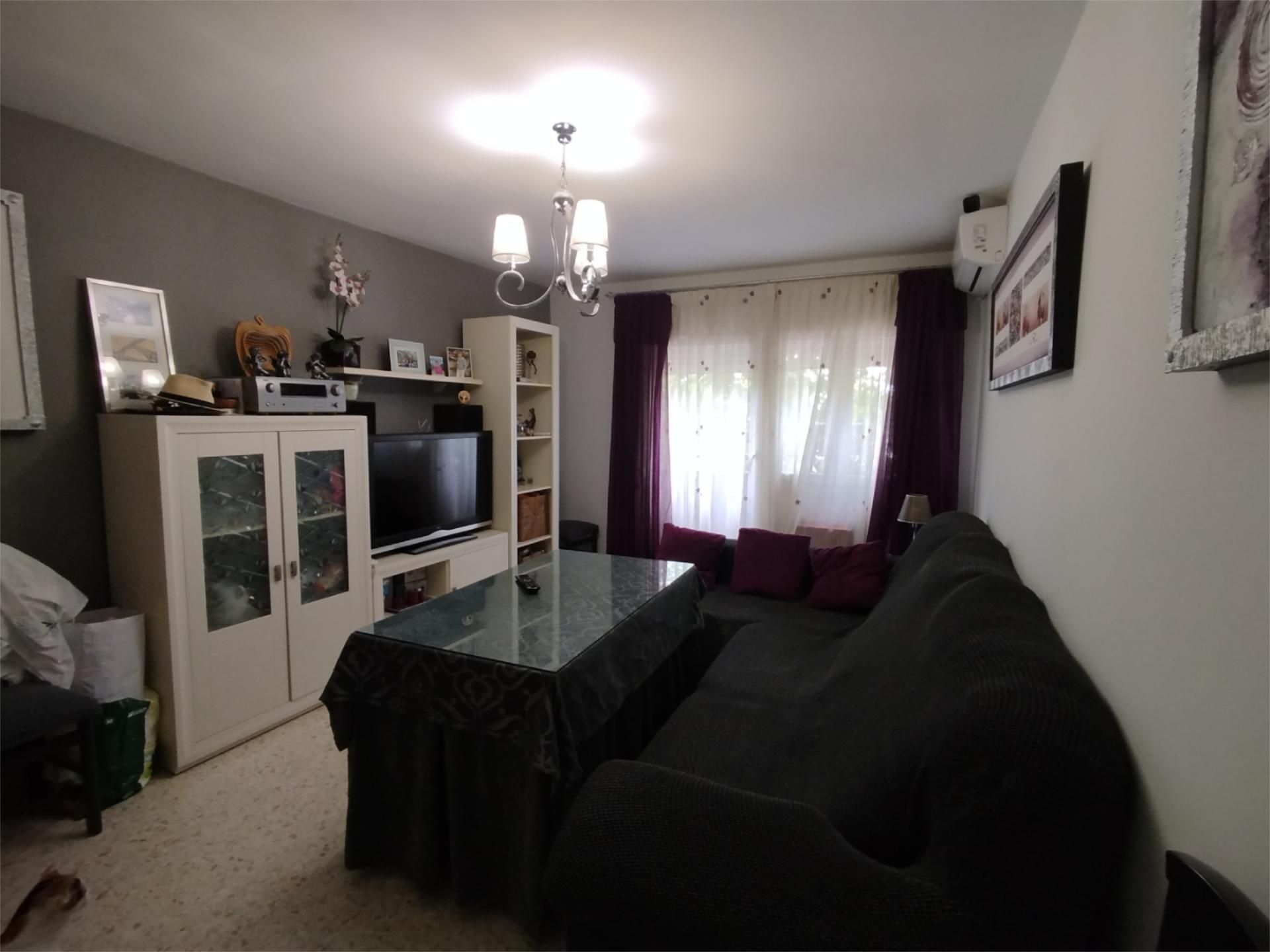 Living room of Flat for sale in Ronda  with Air Conditioner