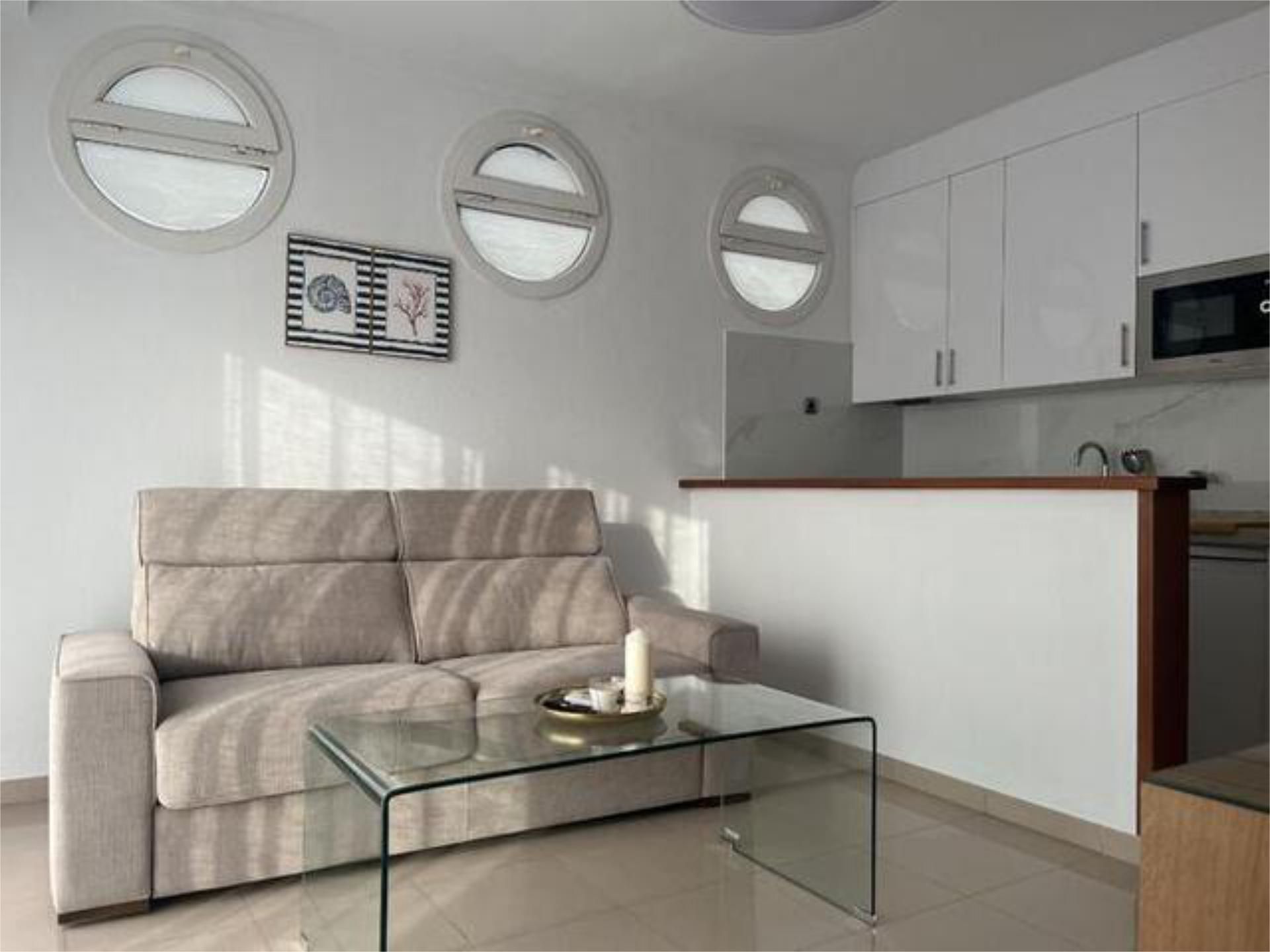 Living room of Apartment to rent in Adra  with Furnished