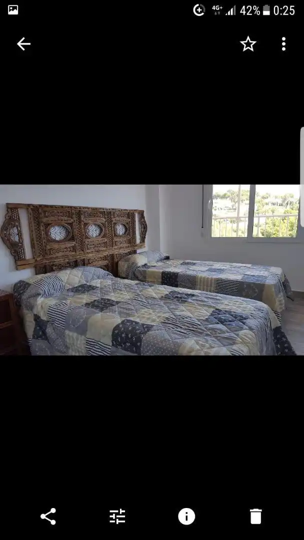 Flat for sale in Carrer Deimos, 1, Las Rotas / Les Rotes Bedroom of Flat for sale in Dénia with Air Conditioner, Terrace and Storage room