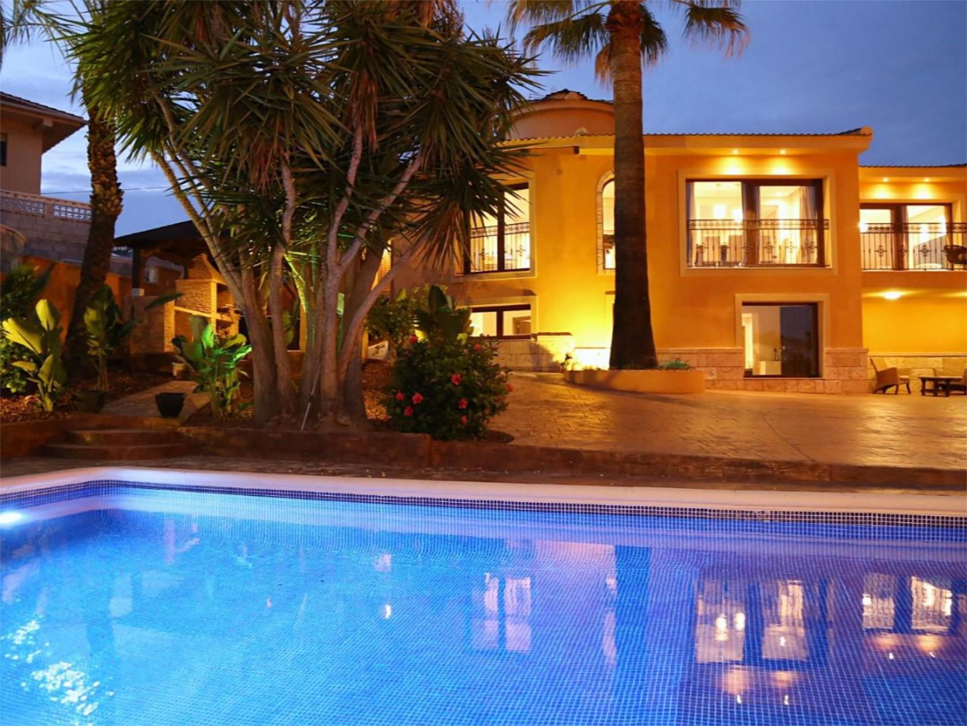 Piscina de Casa o chalet de alquiler en Rojales con Aire acondicionado, Calefacción y Jardín privado
