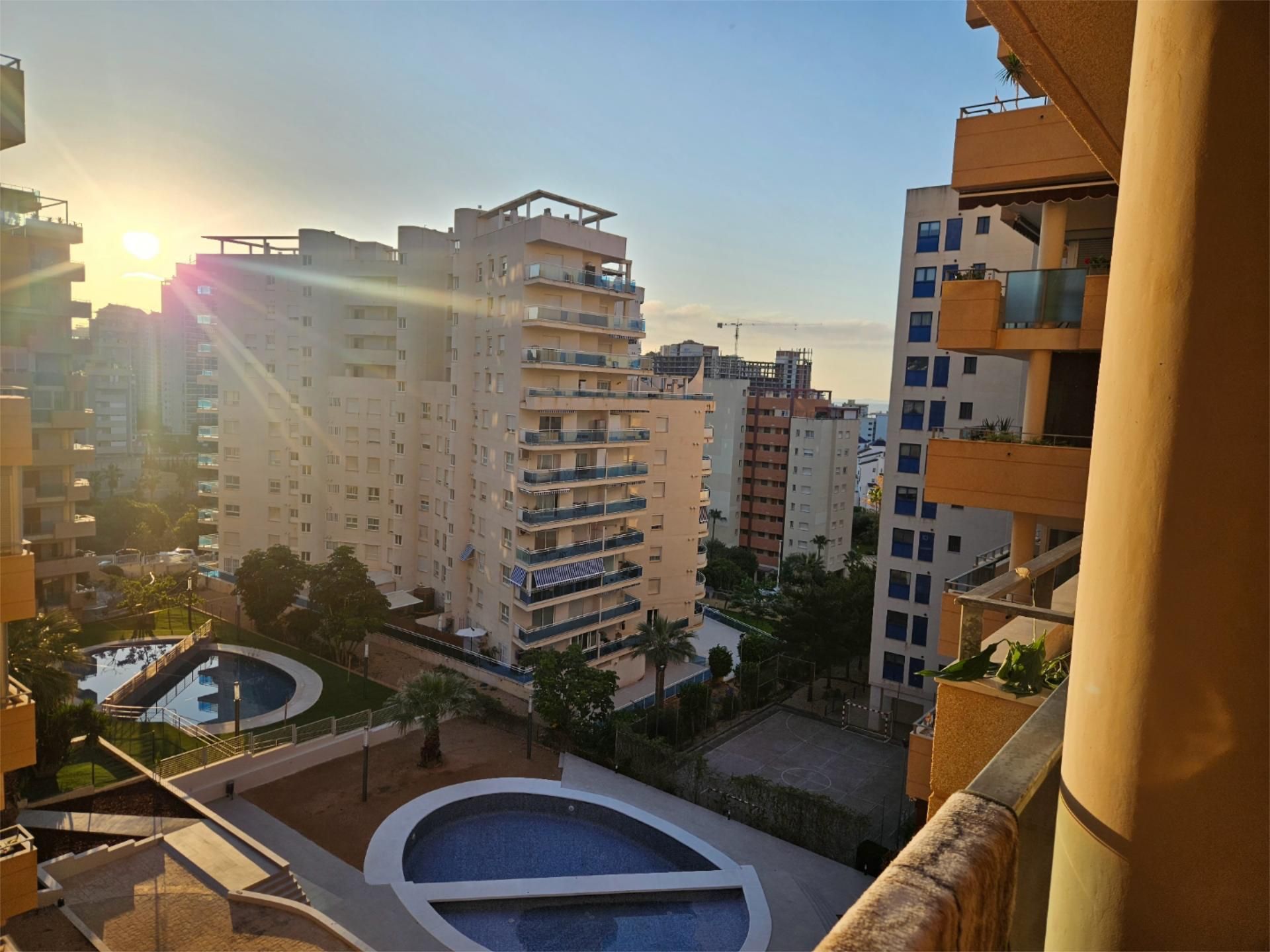 Piscina de Pis per a compartir en Villajoyosa / La Vila Joiosa amb Terrassa, Piscina i Moblat