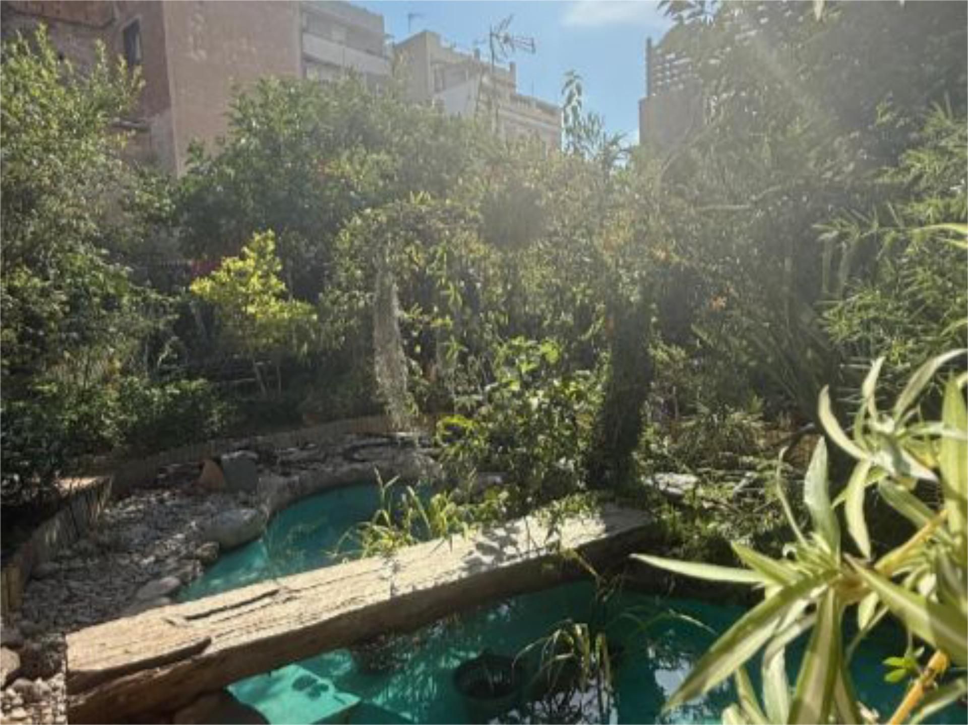 Jardí de Planta baixa de lloguer en  Barcelona Capital amb Calefacció, Jardí privat i Terrassa