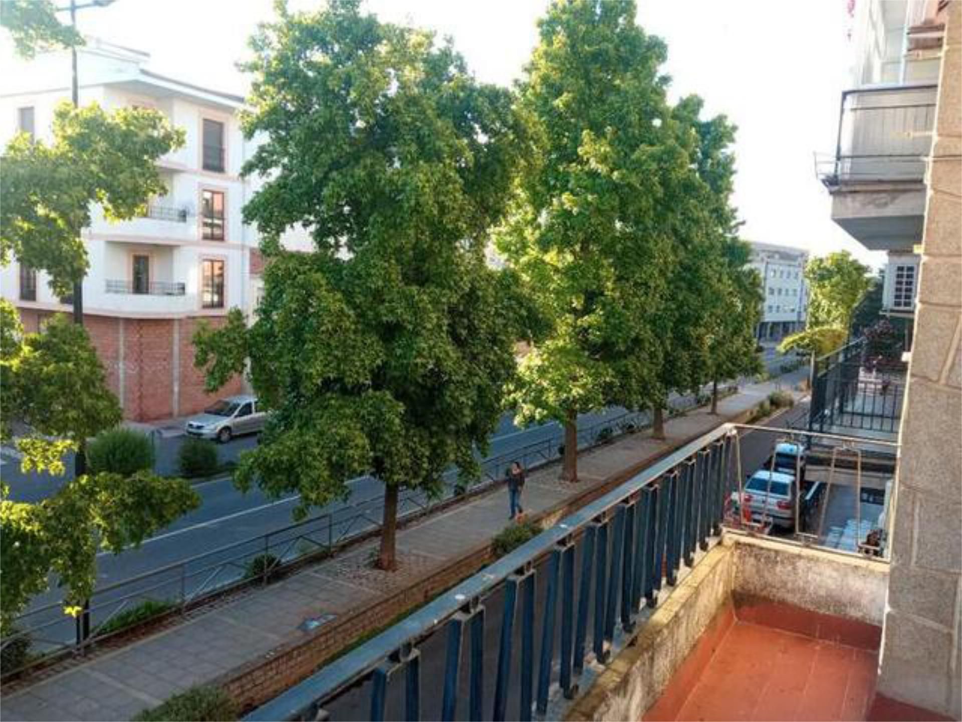 Vista exterior de Pis de lloguer en Coria amb Calefacció, Terrassa i Moblat