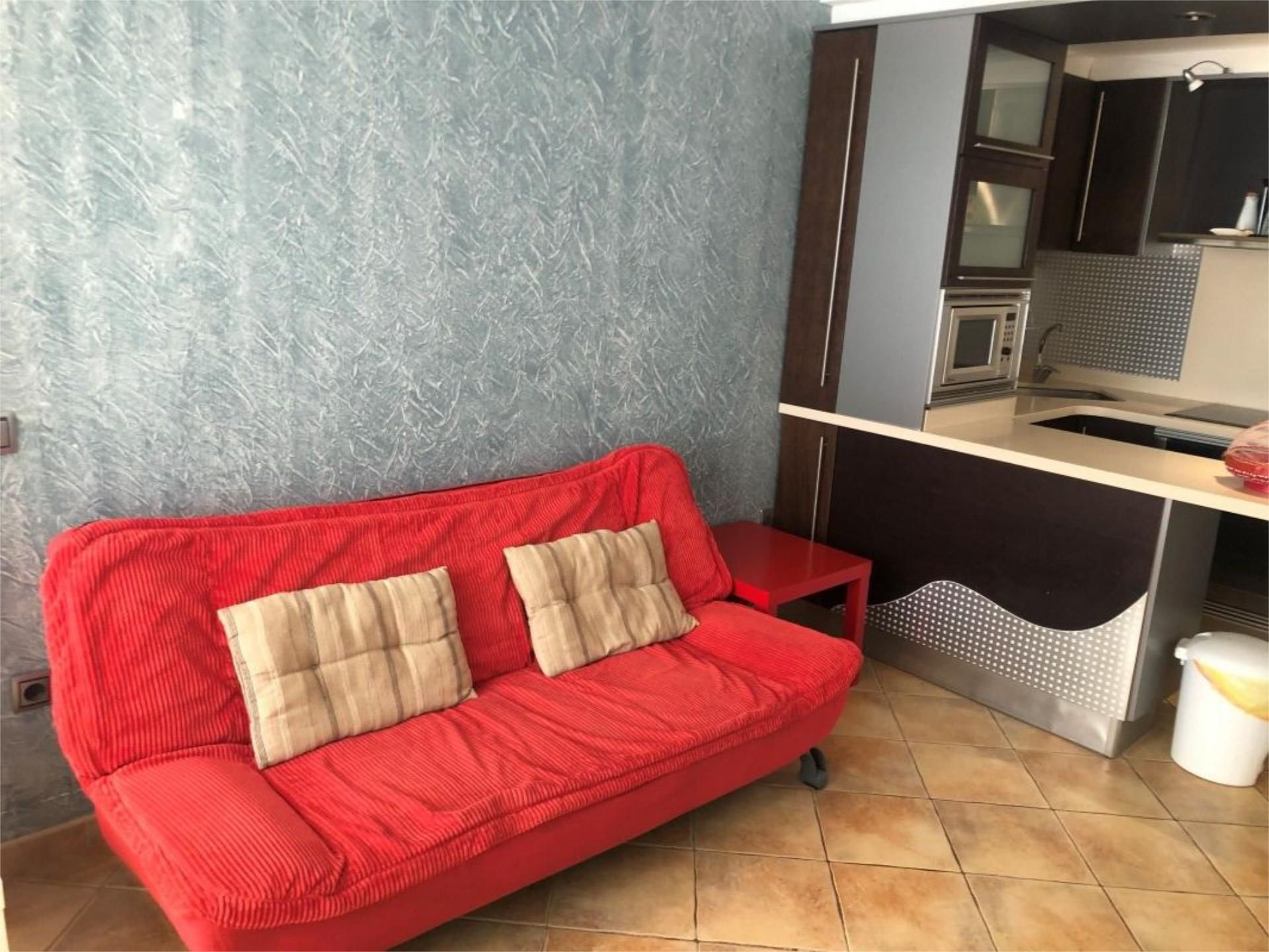 Sala de estar de Apartamento de alquiler en Bellreguard con Amueblado