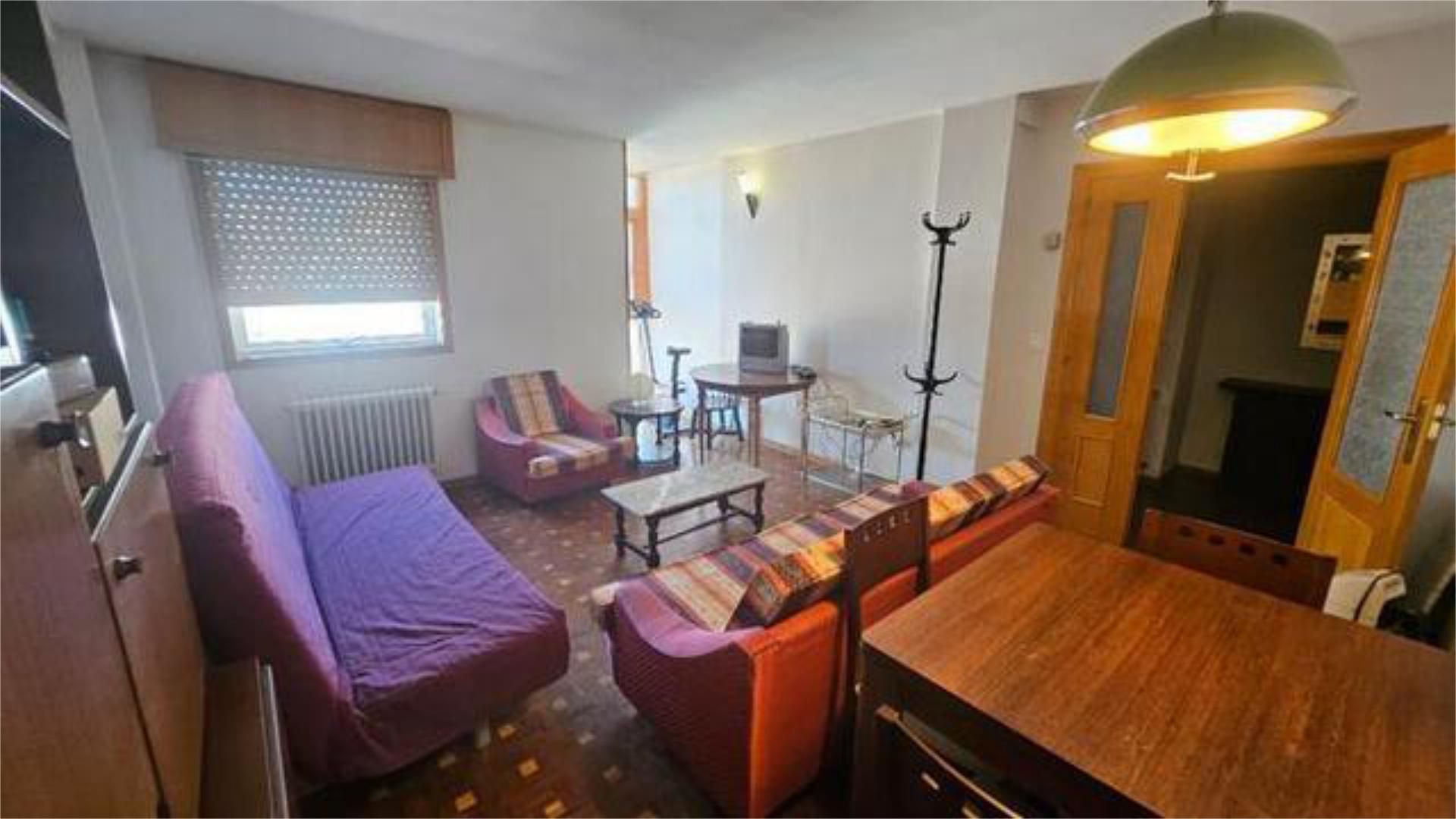 Sala d'estar de Pis de lloguer en A Coruña Capital  amb Calefacció, Terrassa i Moblat