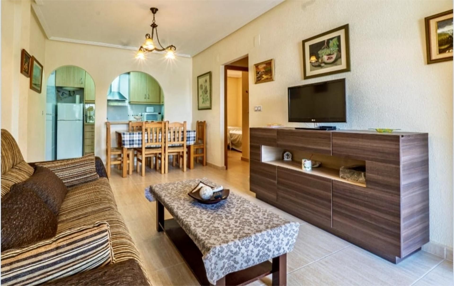 Living room of Flat to rent in Torrevieja  with Air Conditioner, Heating and Private garden