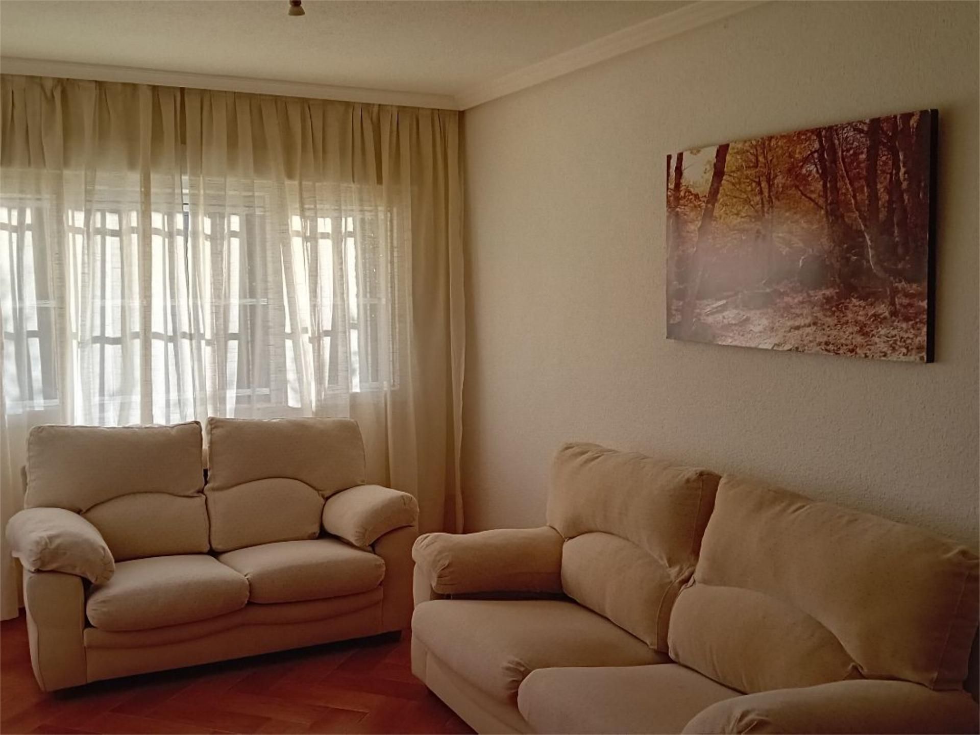 Sala d'estar de Pis de lloguer en Collado Villalba amb Calefacció, Jardí privat i Terrassa