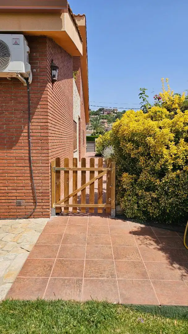 Houses for sale in Carrer Cirerer, 21, Piera Garden of Houses for sale in Piera with Storage room, Furnished and Video intercom