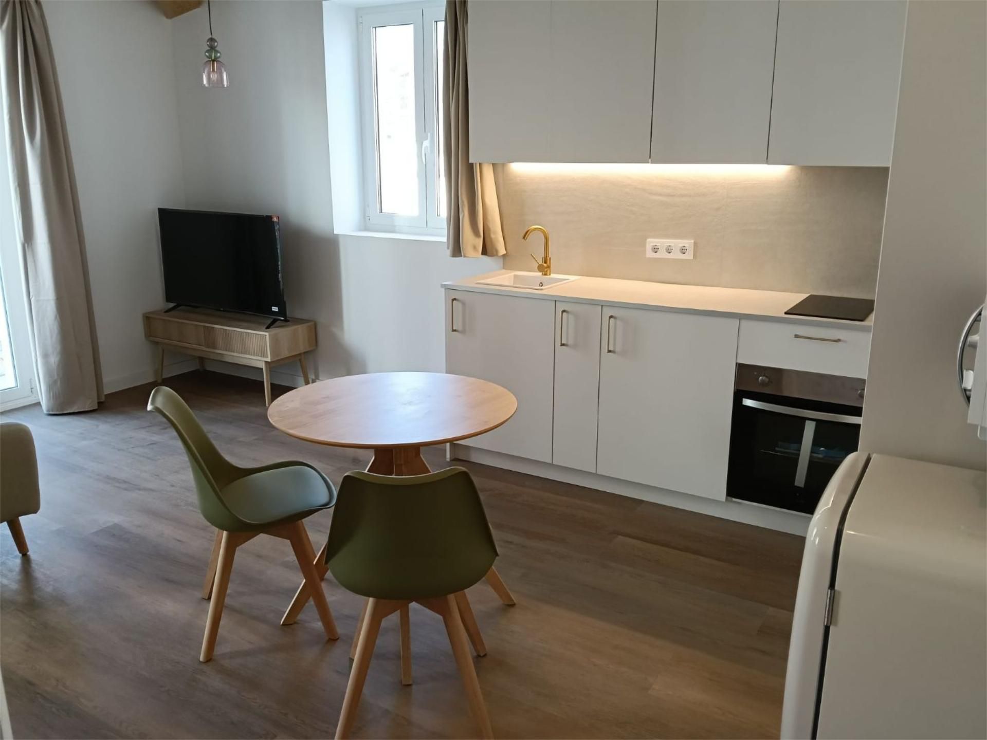 Kitchen of Attic to rent in Alcoy / Alcoi  with Air Conditioner, Parquet flooring and Furnished