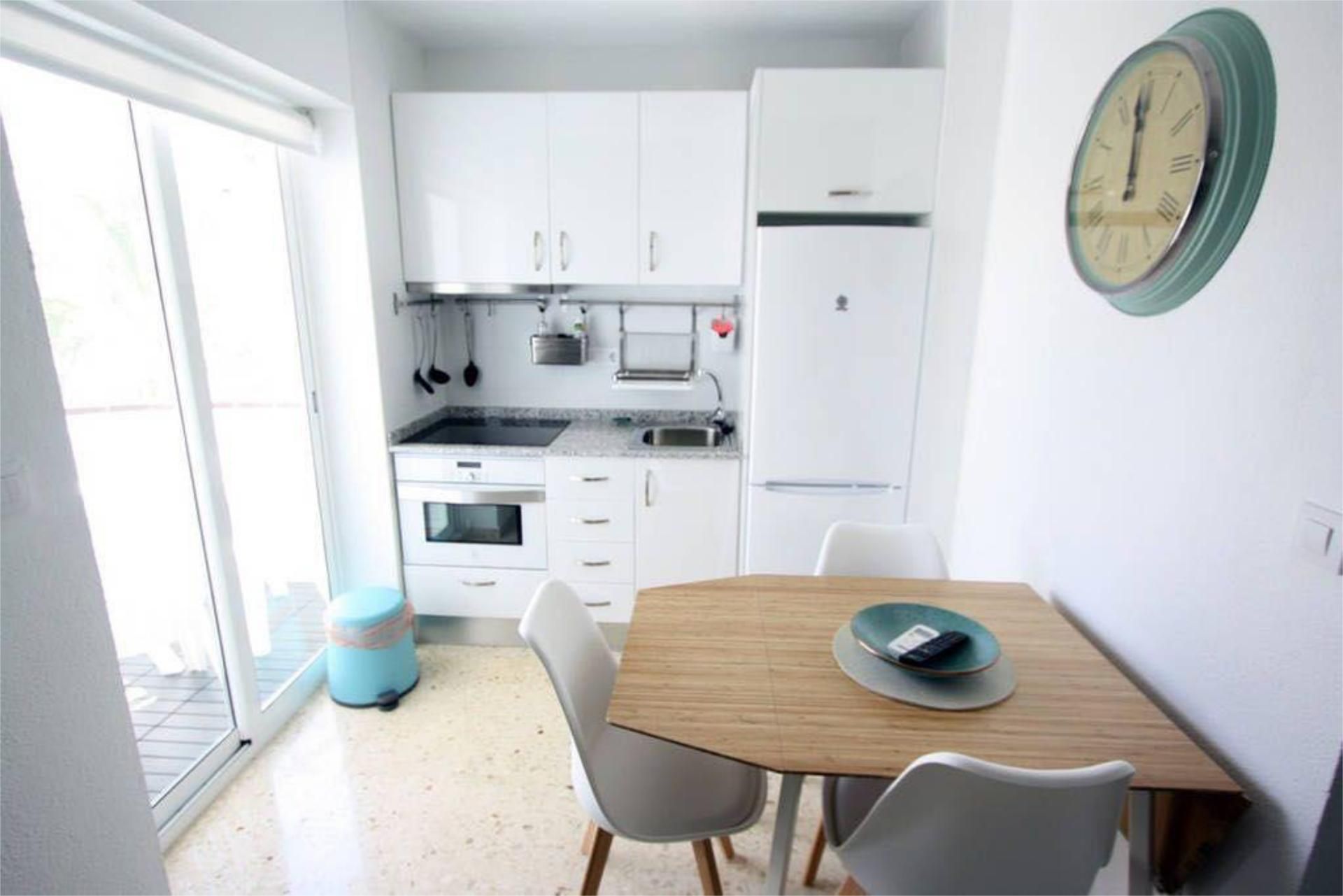 Kitchen of Flat to rent in Dénia  with Air Conditioner, Heating and Terrace