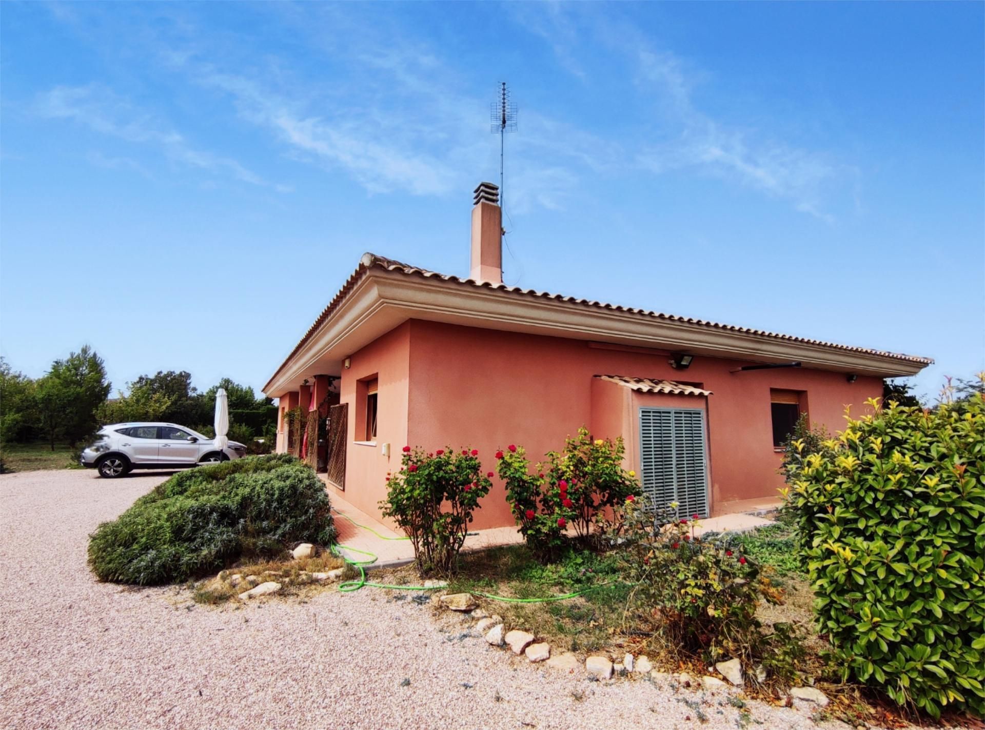 Vista exterior de Finca rústica en venta en Caravaca de la Cruz con Jardín privado, Parquet y Terraza