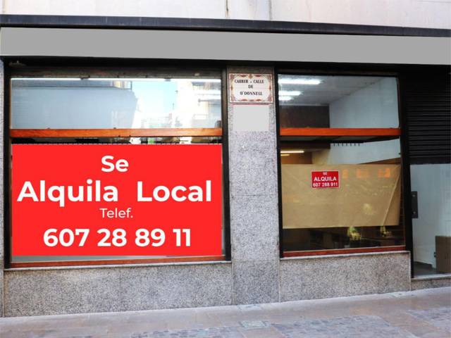 Local comercial en Alquiler en Carrer O'Donnell, 1 en Casco Histórico