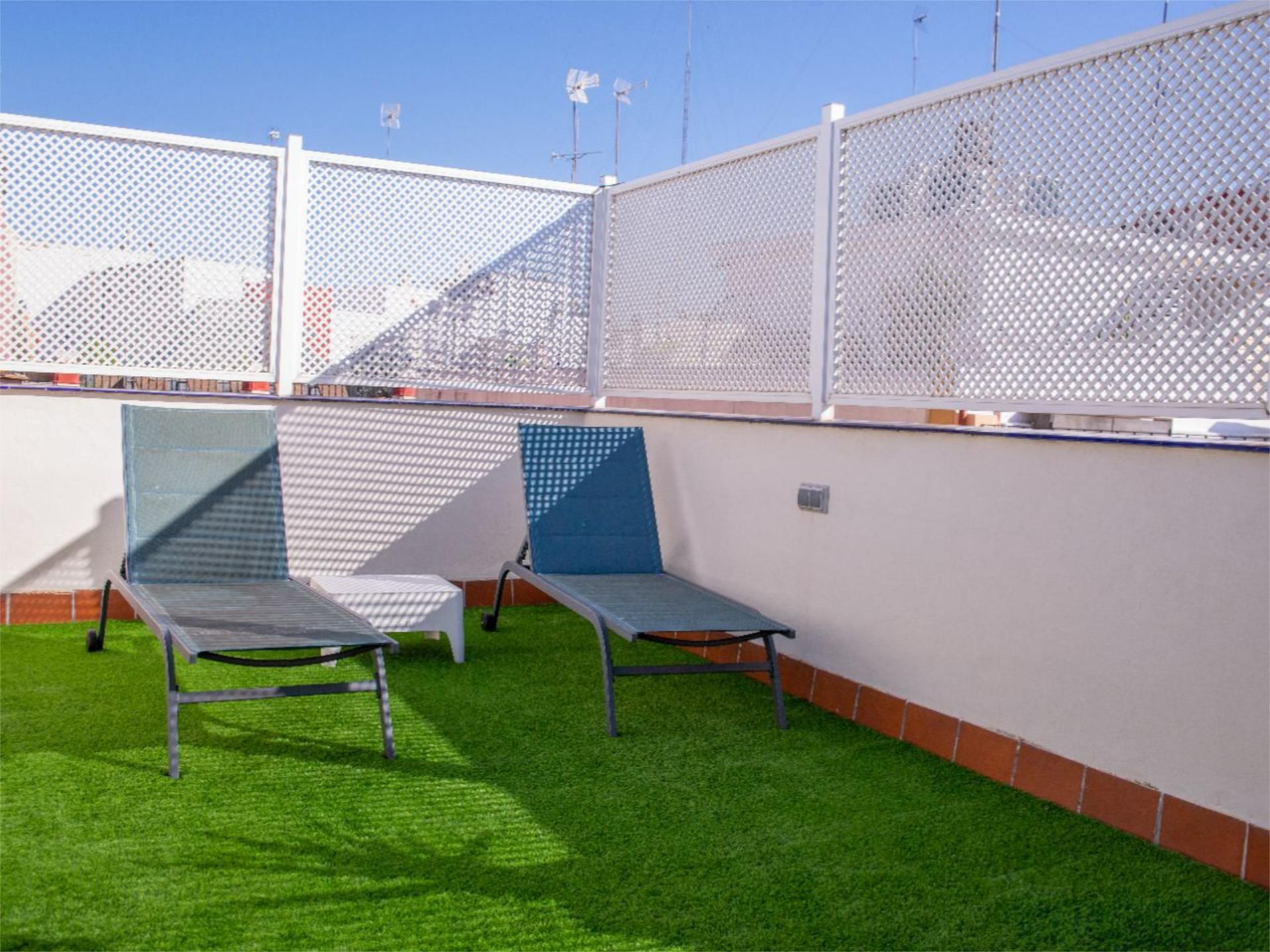 Terrace of Flat to rent in  Sevilla Capital  with Air Conditioner and Terrace