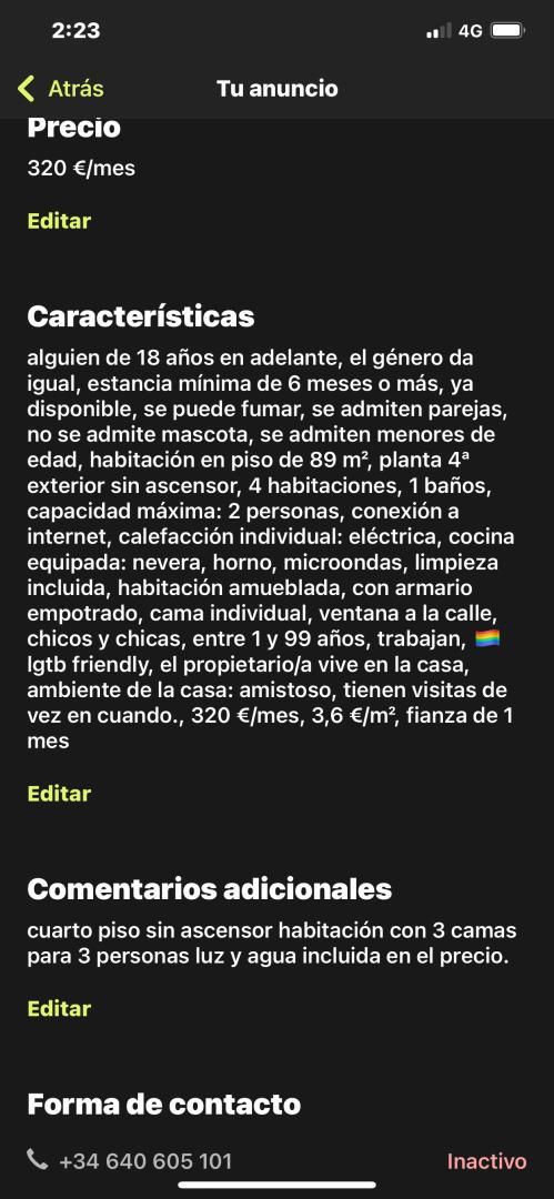 Parking of Flat to rent in Plasencia  with Air Conditioner and Balcony