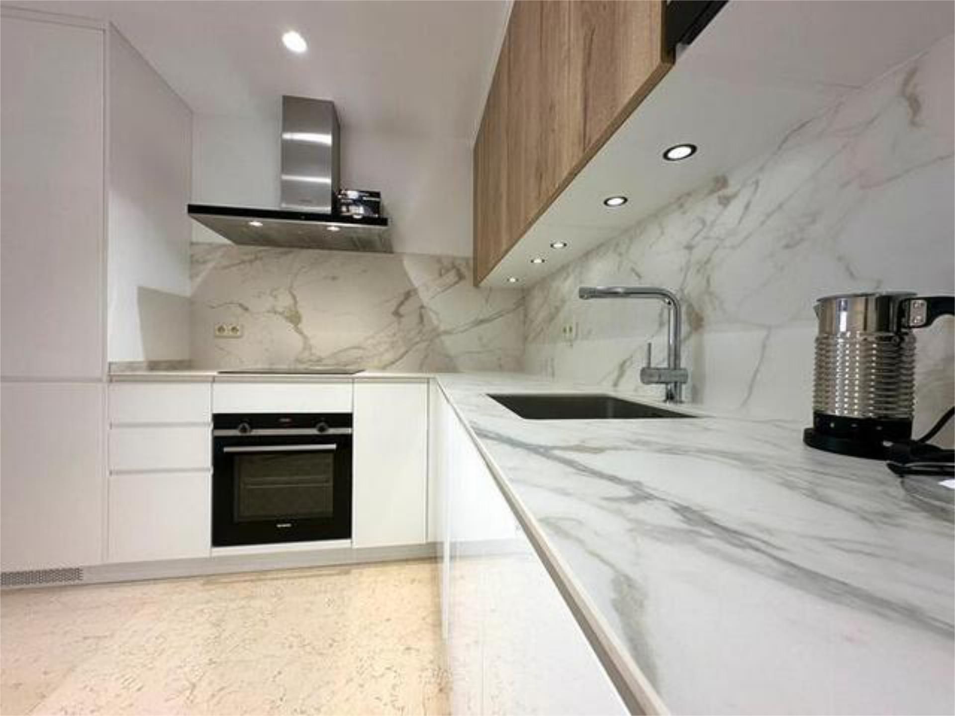 Kitchen of Flat to rent in Fuengirola  with Heating, Private garden and Terrace