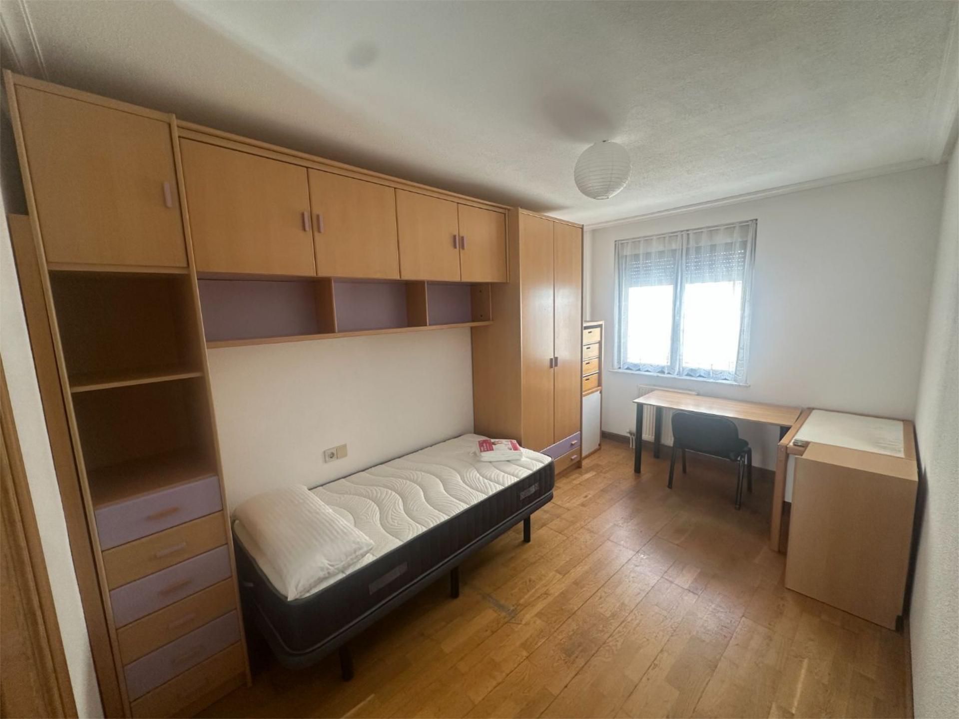 Bedroom of Flat to share in Salamanca Capital  with Heating, Parquet flooring and Furnished