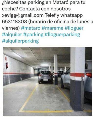 Garaje en Alquiler en Via Europa - Parc Central