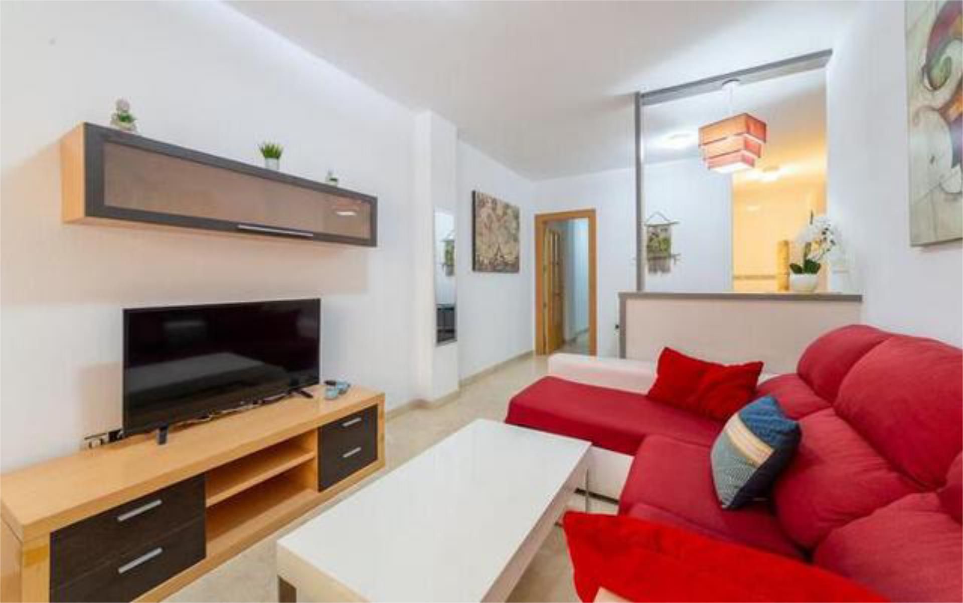 Sala de estar de Piso de alquiler en  Almería Capital con Trastero y Se aceptan mascotas