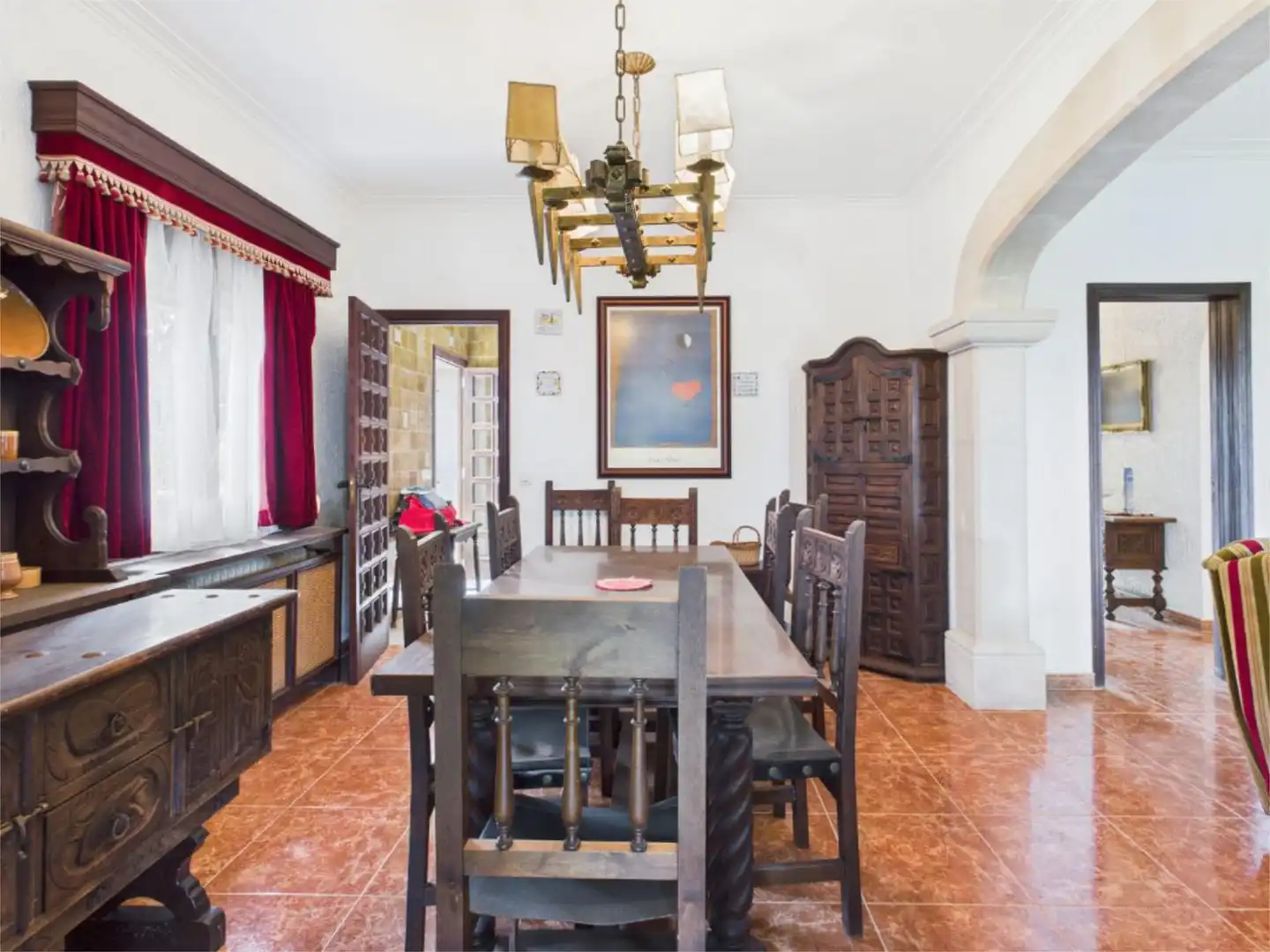 Finca rústica en venta en Zona Rústica - Interior Comedor de Finca rústica en venta en Campos con Terraza y Piscina