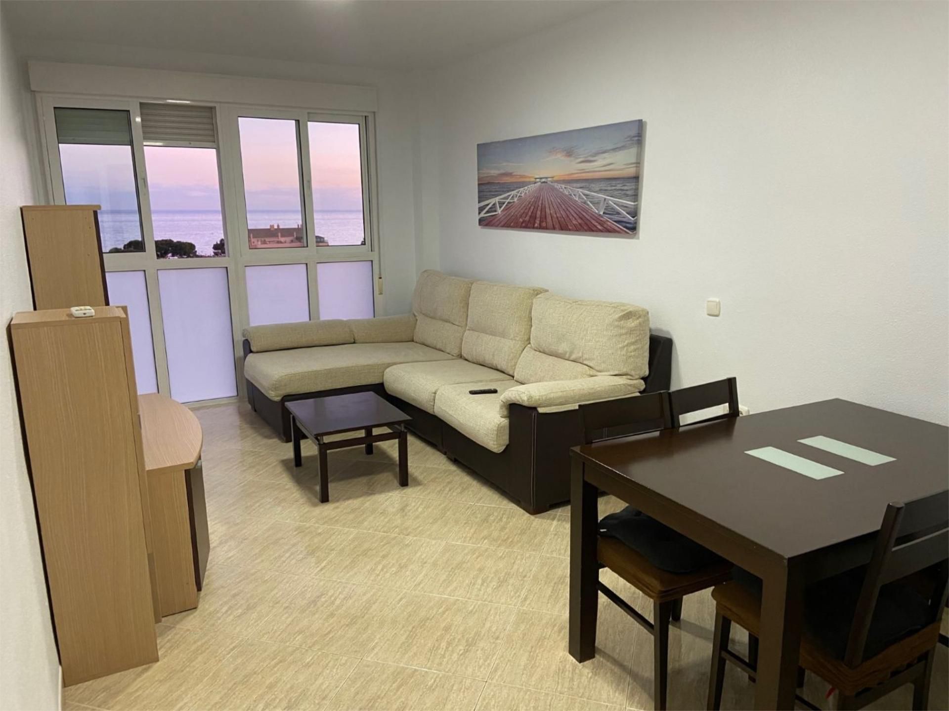 Living room of Flat to rent in Roquetas de Mar  with Air Conditioner and Furnished