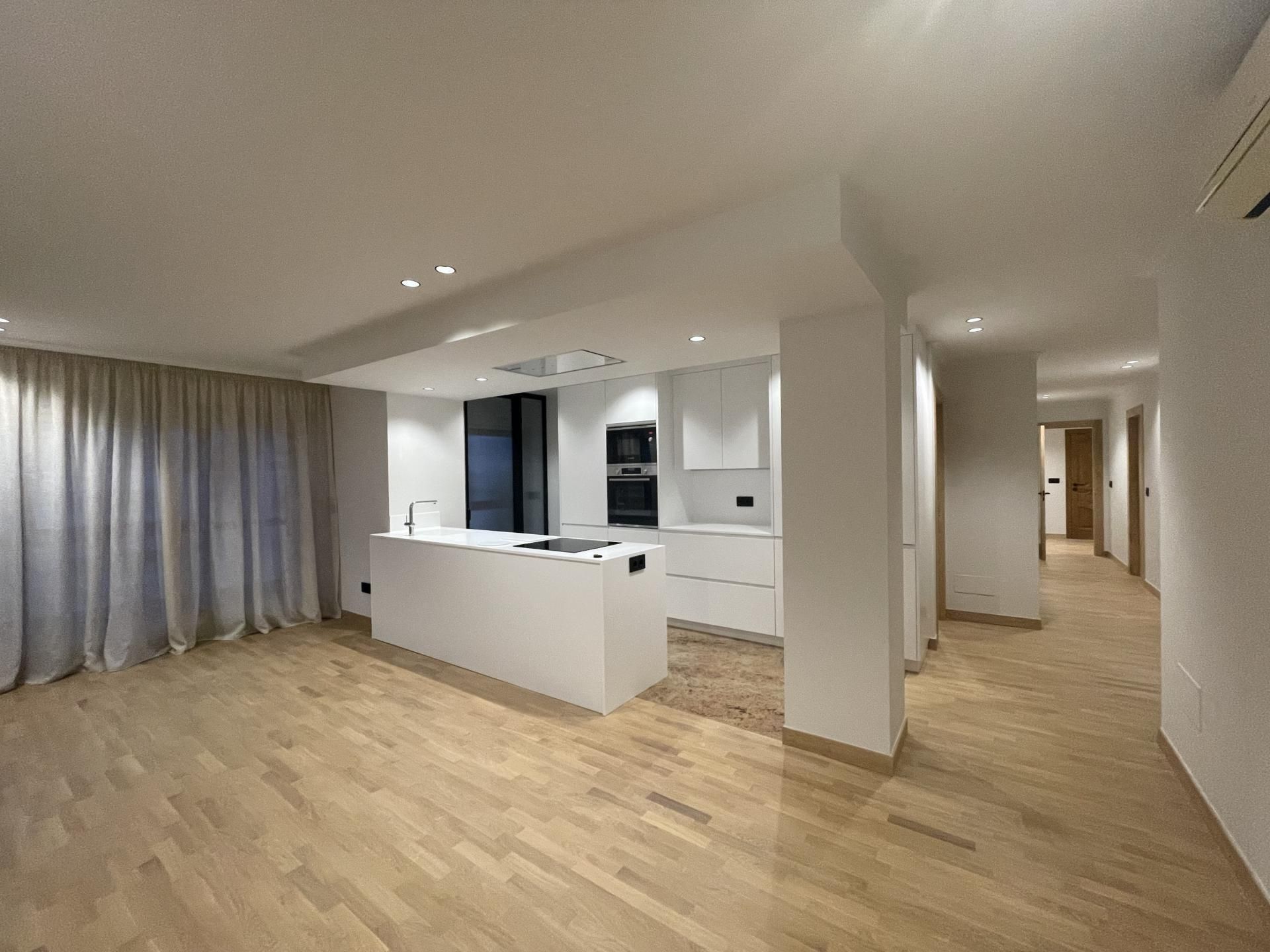 Kitchen of Flat to rent in Carballo  with Air Conditioner, Parquet flooring and Storage room