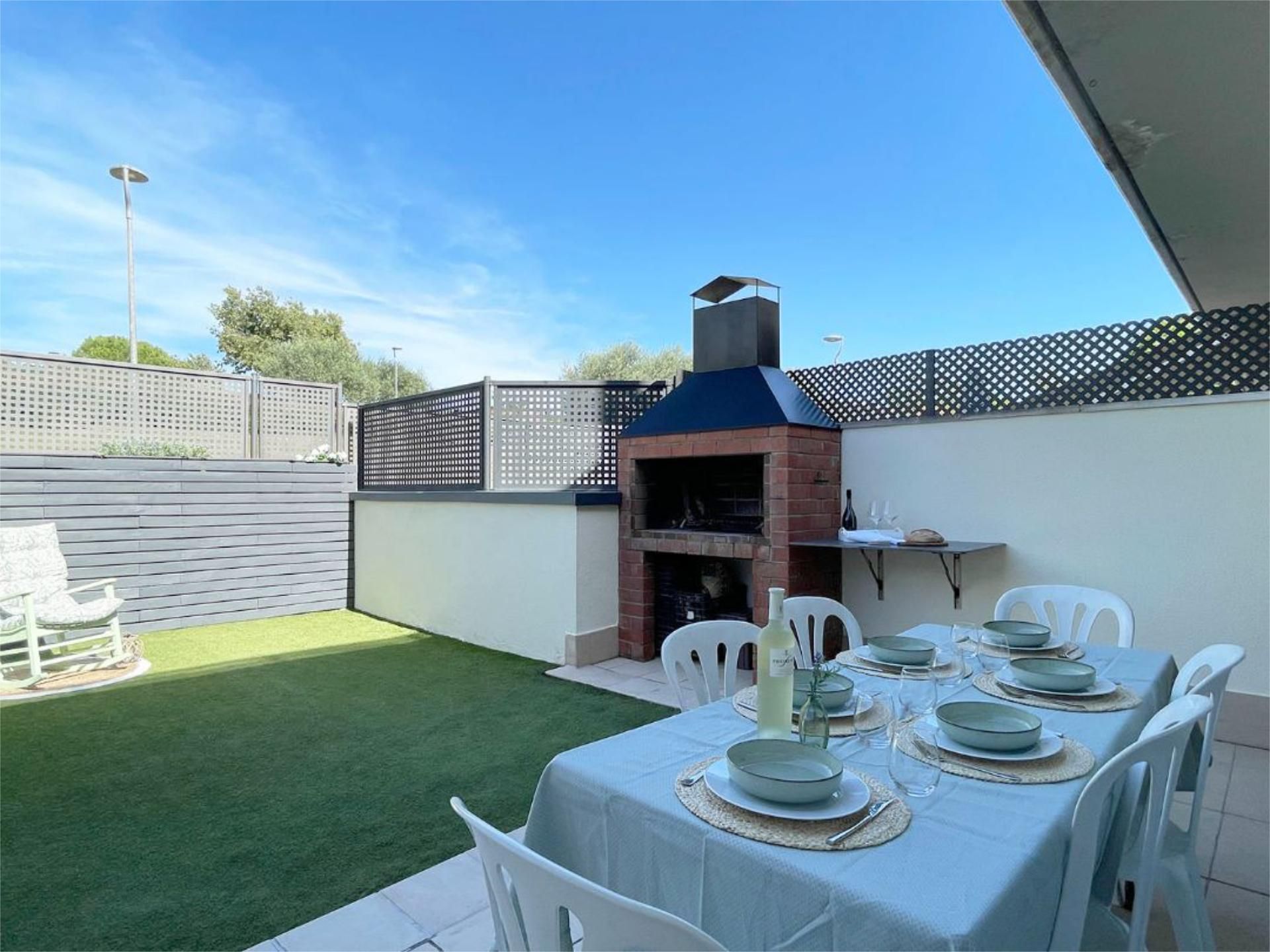 Terraza de Casa adosada en venta en Santpedor con Aire acondicionado, Calefacción y Jardín privado
