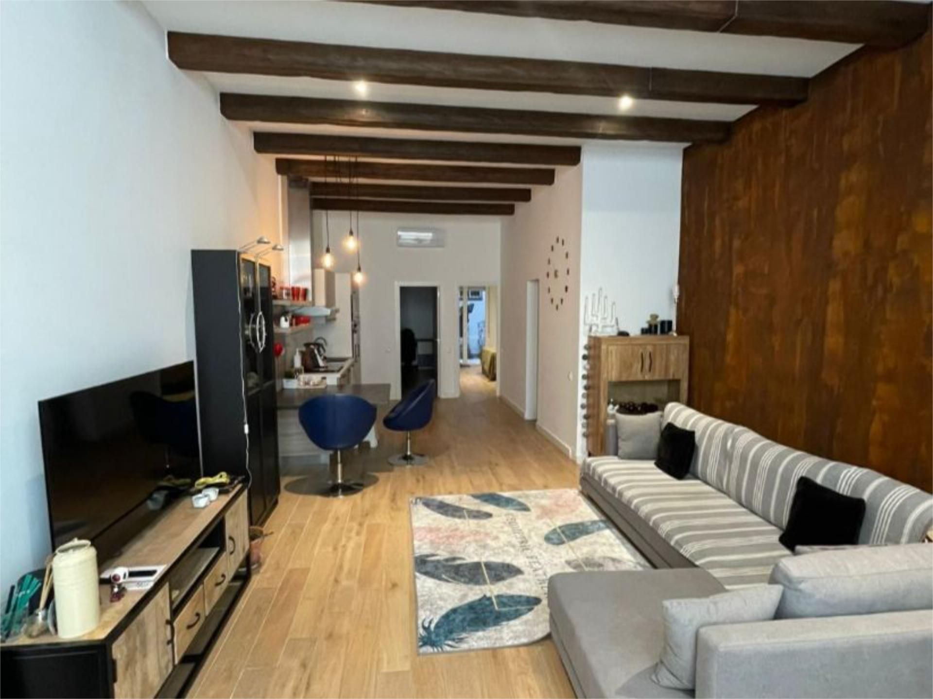 Living room of Planta baja for sale in  Barcelona Capital  with Air Conditioner