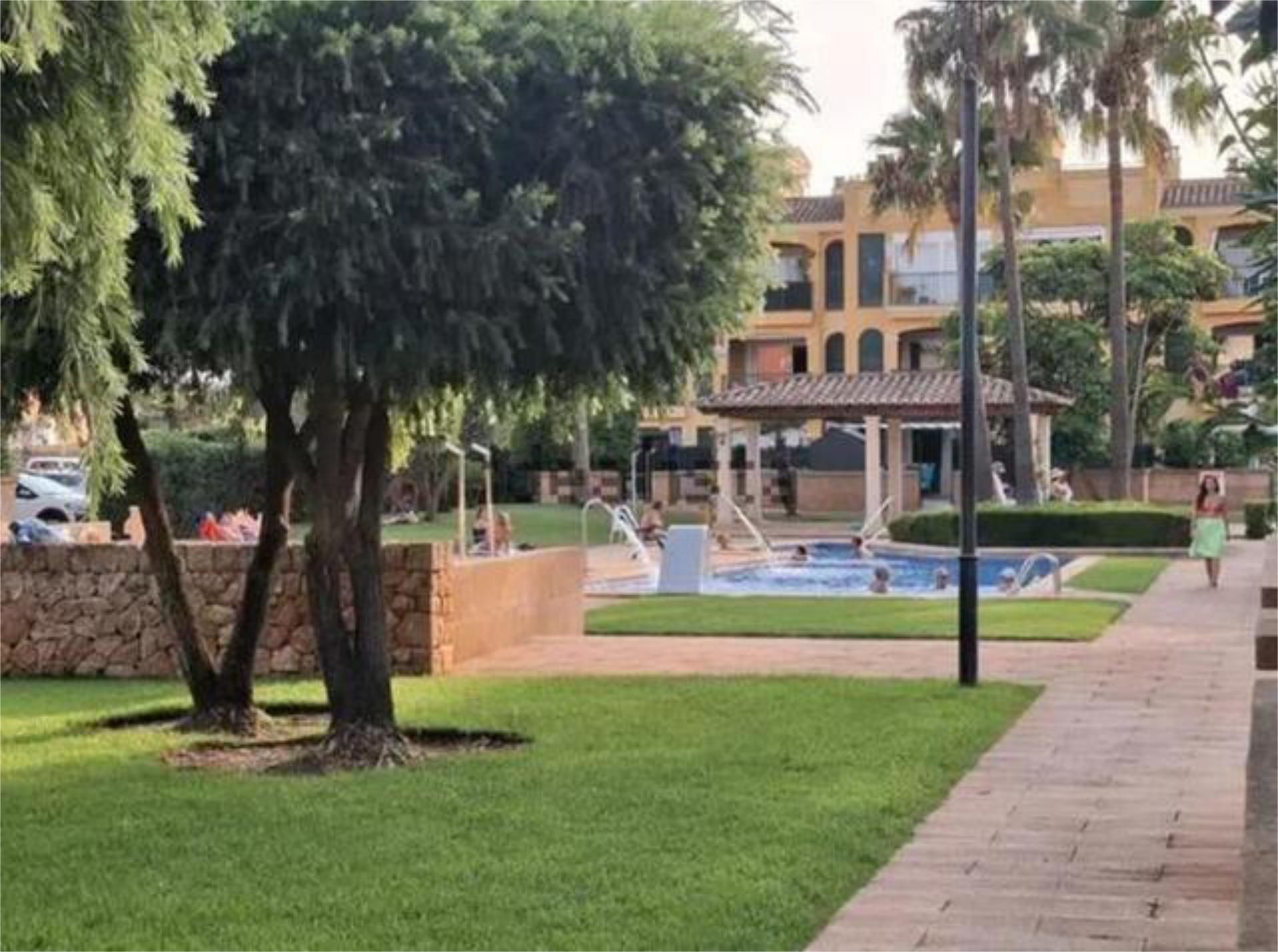 Swimming pool of Flat to rent in Llucmajor  with Heating, Private garden and Terrace