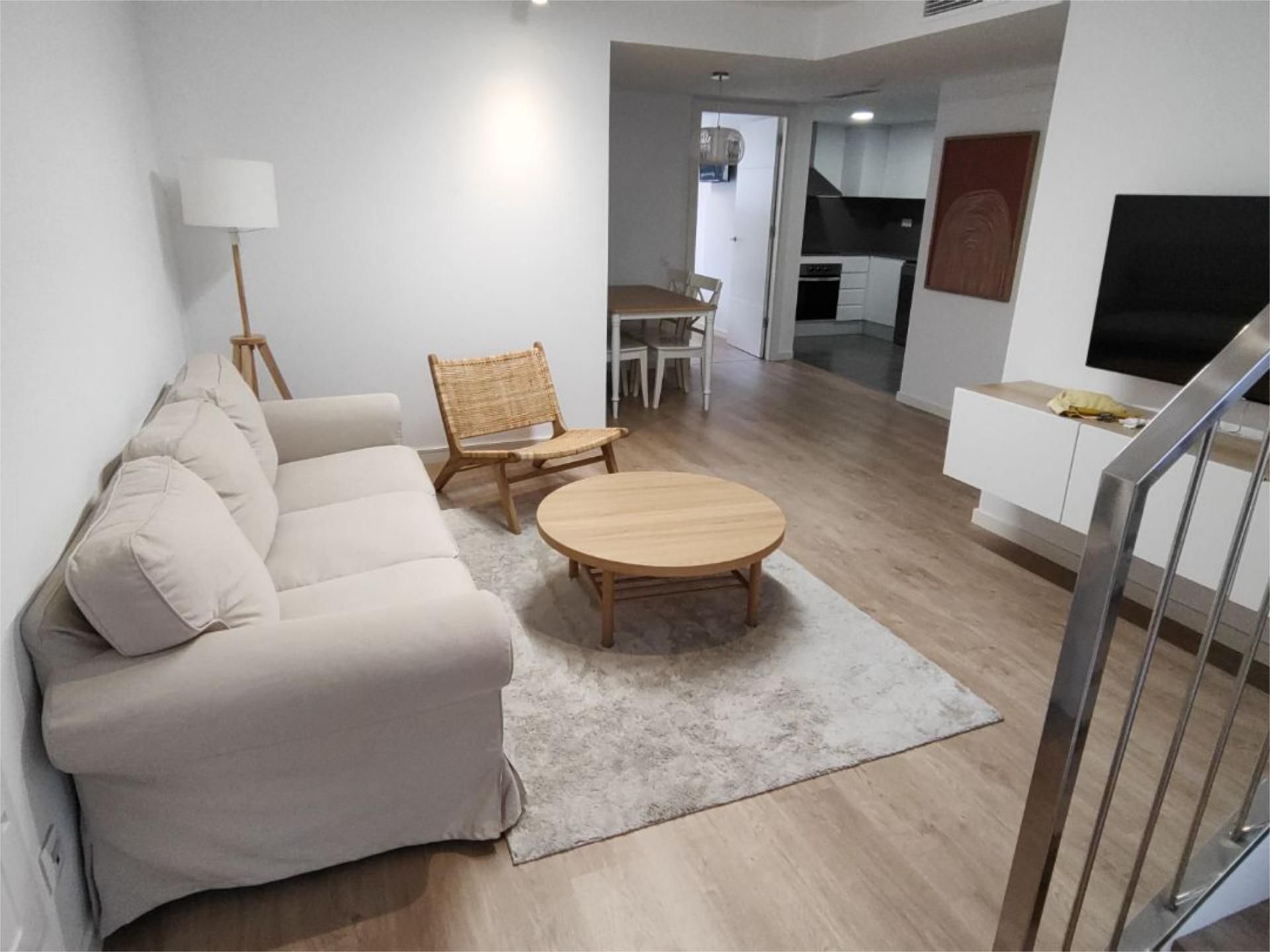 Living room of Flat to rent in Viladecans  with Air Conditioner, Heating and Parquet flooring