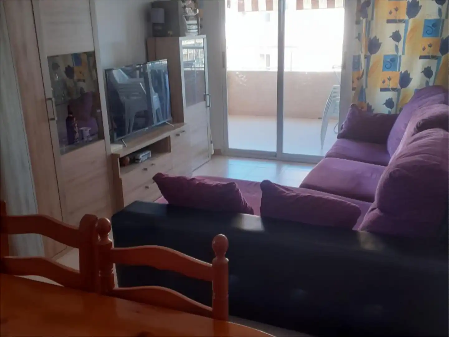 Pis en venda a Avenida Costa Blanca, 10, Los Arenales del Sol Sala d'estar de Pis en venda en Elche / Elx amb Aire condicionat, Calefacció i Jardí privat