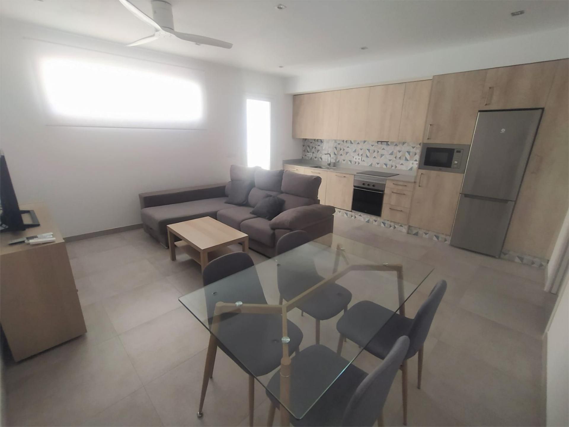 Living room of Flat to rent in Fuentes de Andalucía  with Air Conditioner, Heating and Terrace