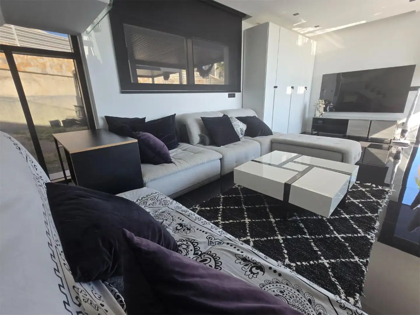Casa o xalet de lloguer a Avenida Barcelona, 4, Balcón de Finestrat - Terra Marina Sala d'estar de Casa o xalet de lloguer en Finestrat amb Aire condicionat, Calefacció i Jardí privat