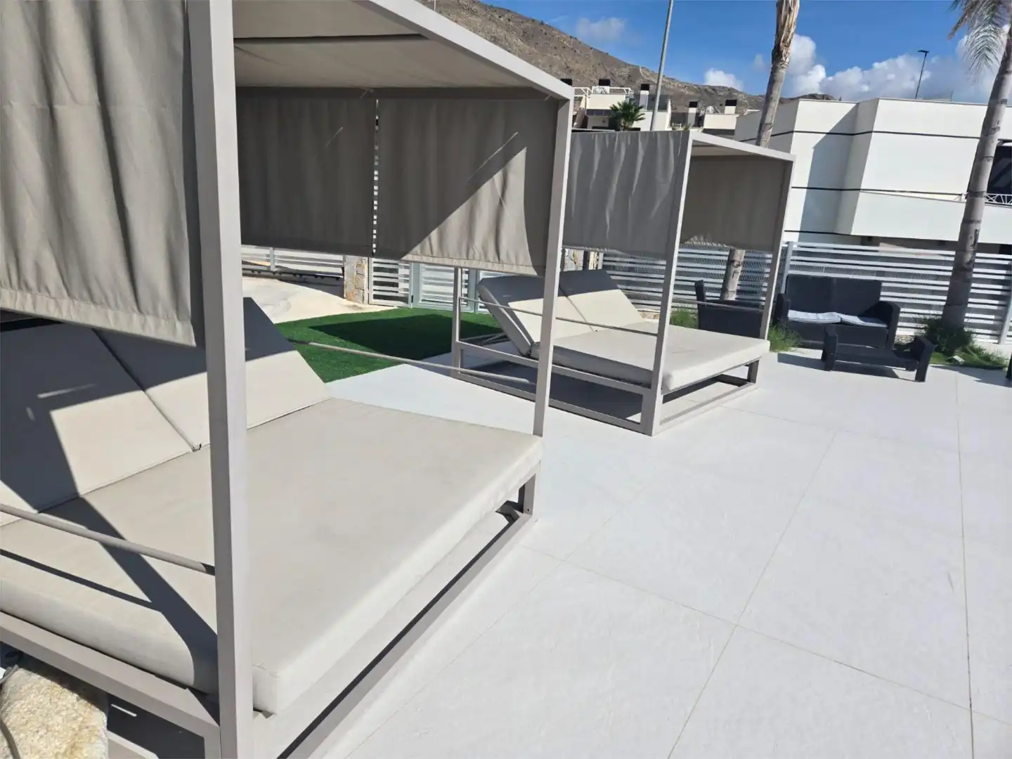 Casa o xalet de lloguer a Avenida Barcelona, 4, Balcón de Finestrat - Terra Marina Terrassa de Casa o xalet de lloguer en Finestrat amb Aire condicionat, Calefacció i Jardí privat