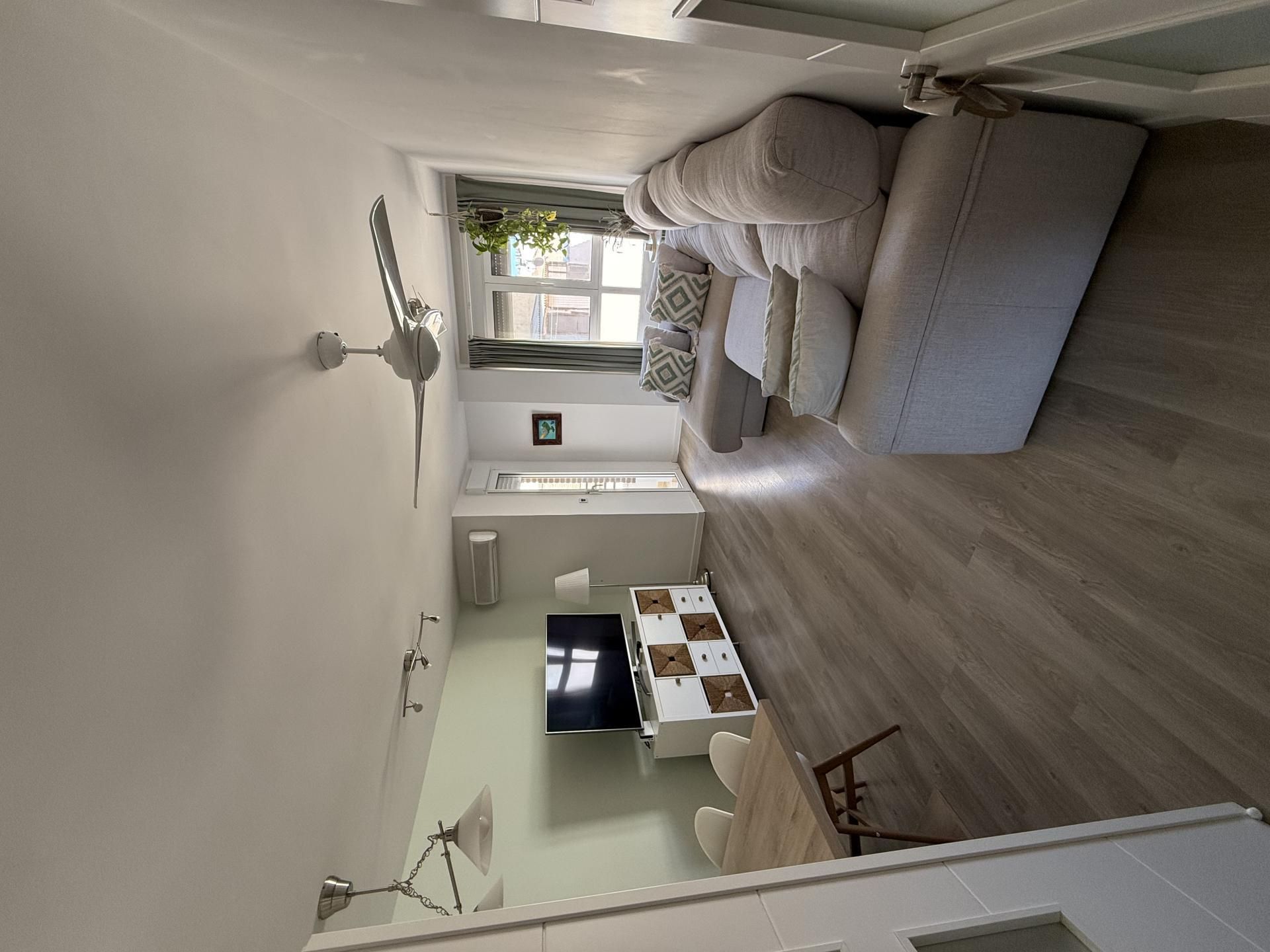 Sala de estar de Piso en venta en  Murcia Capital con Aire acondicionado, Trastero y Parking comunitario