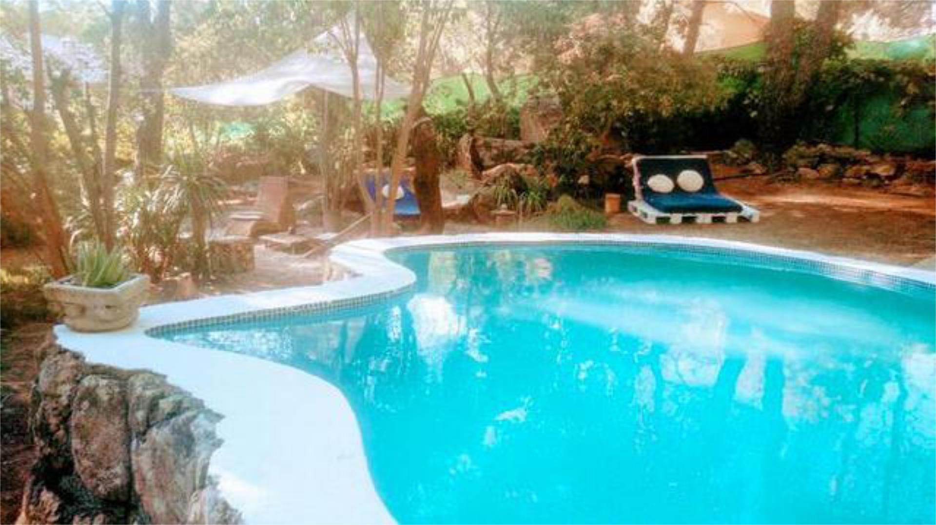 Swimming pool of Single-family semi-detached for sale in Villa del Prado  with Heating, Private garden and Terrace
