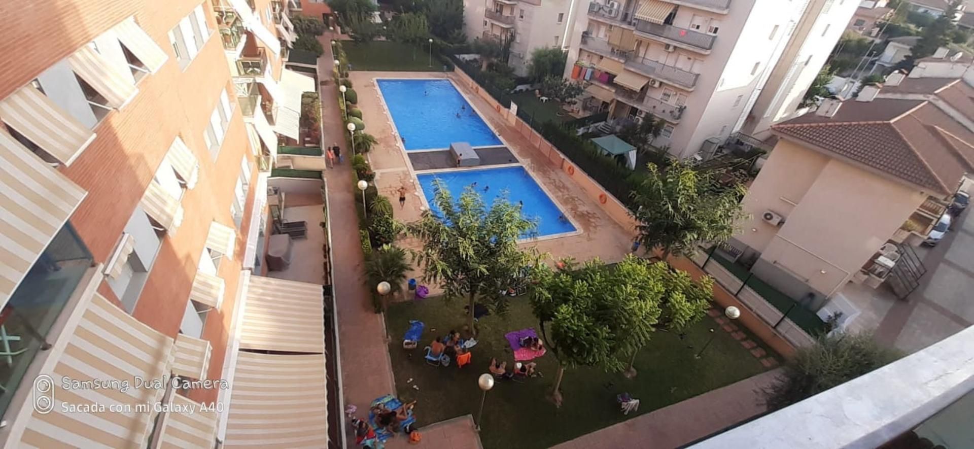 Swimming pool of Apartment for sale in Calafell  with Air Conditioner, Private garden and Terrace