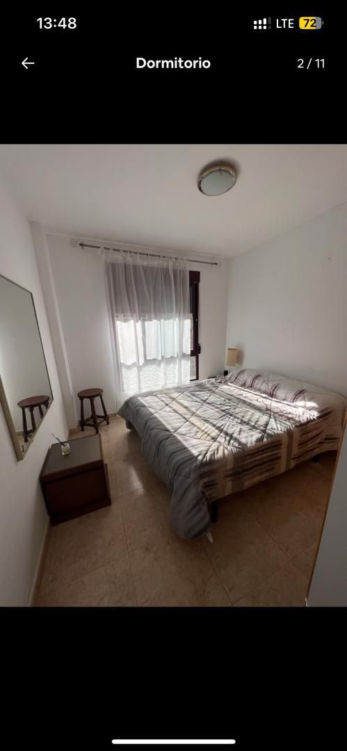 Bedroom of Flat to share in Burriana / Borriana  with Air Conditioner, Terrace and Furnished