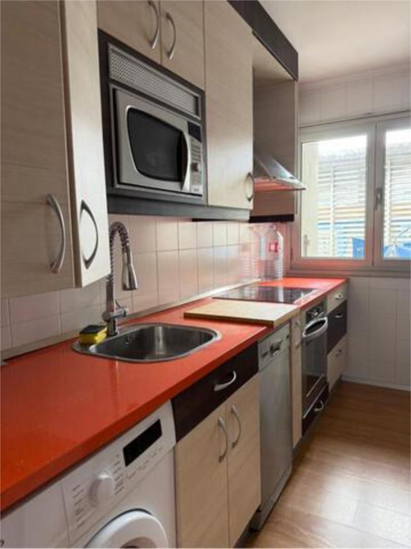 Kitchen of Flat to rent in Santander  with Heating, Terrace and Furnished