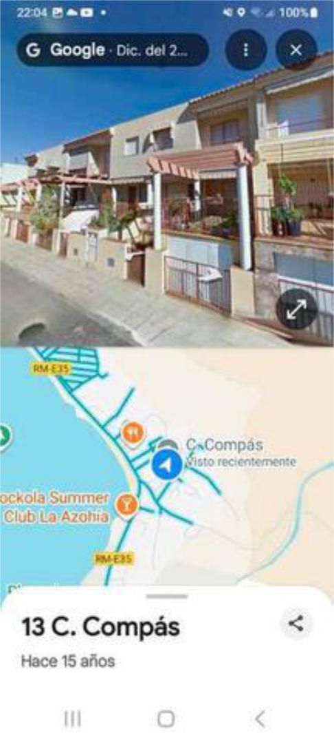 Vista exterior de Casa o chalet en venta en Cartagena