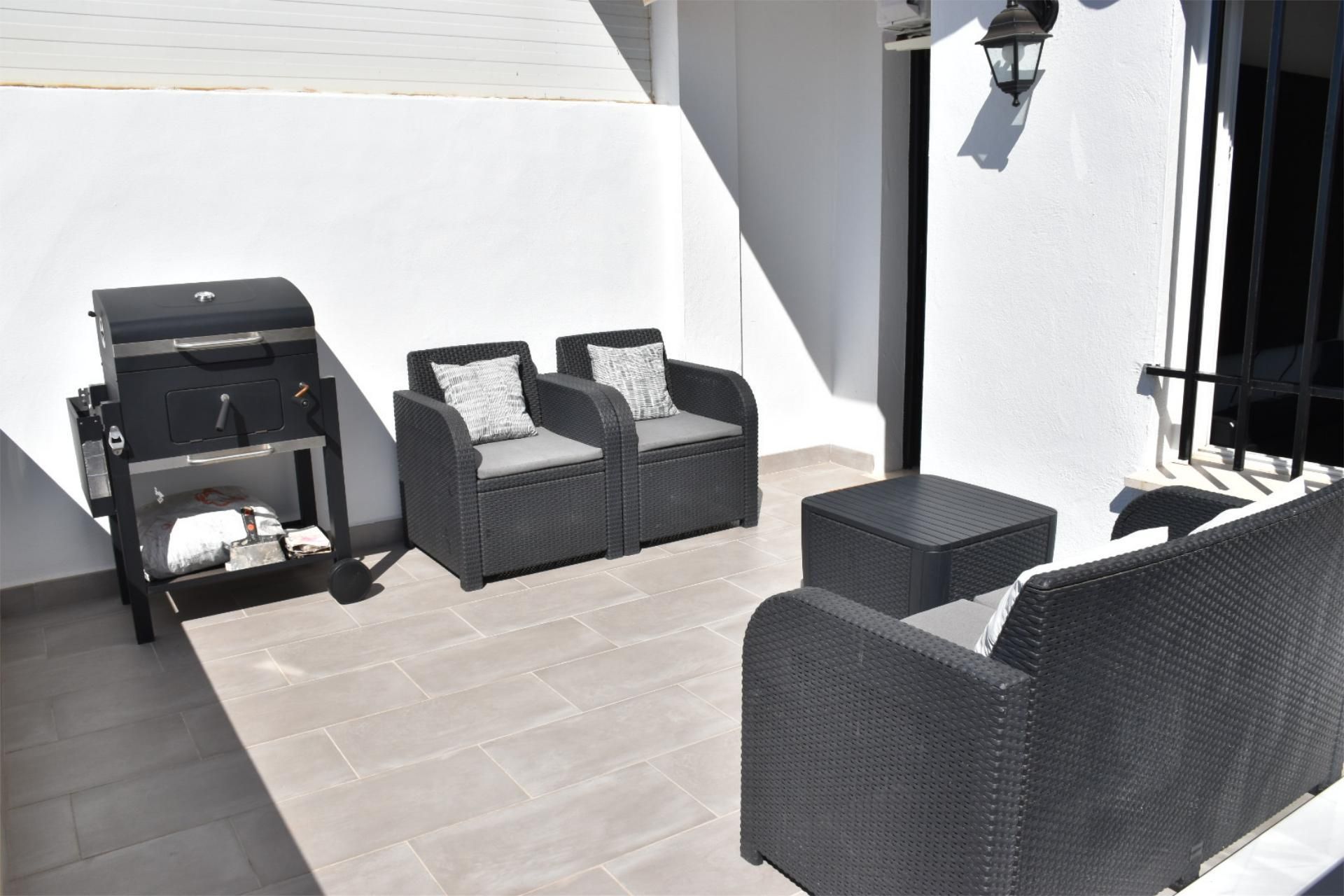 Terrace of Single-family semi-detached for sale in Benalmádena  with Air Conditioner, Heating and Private garden