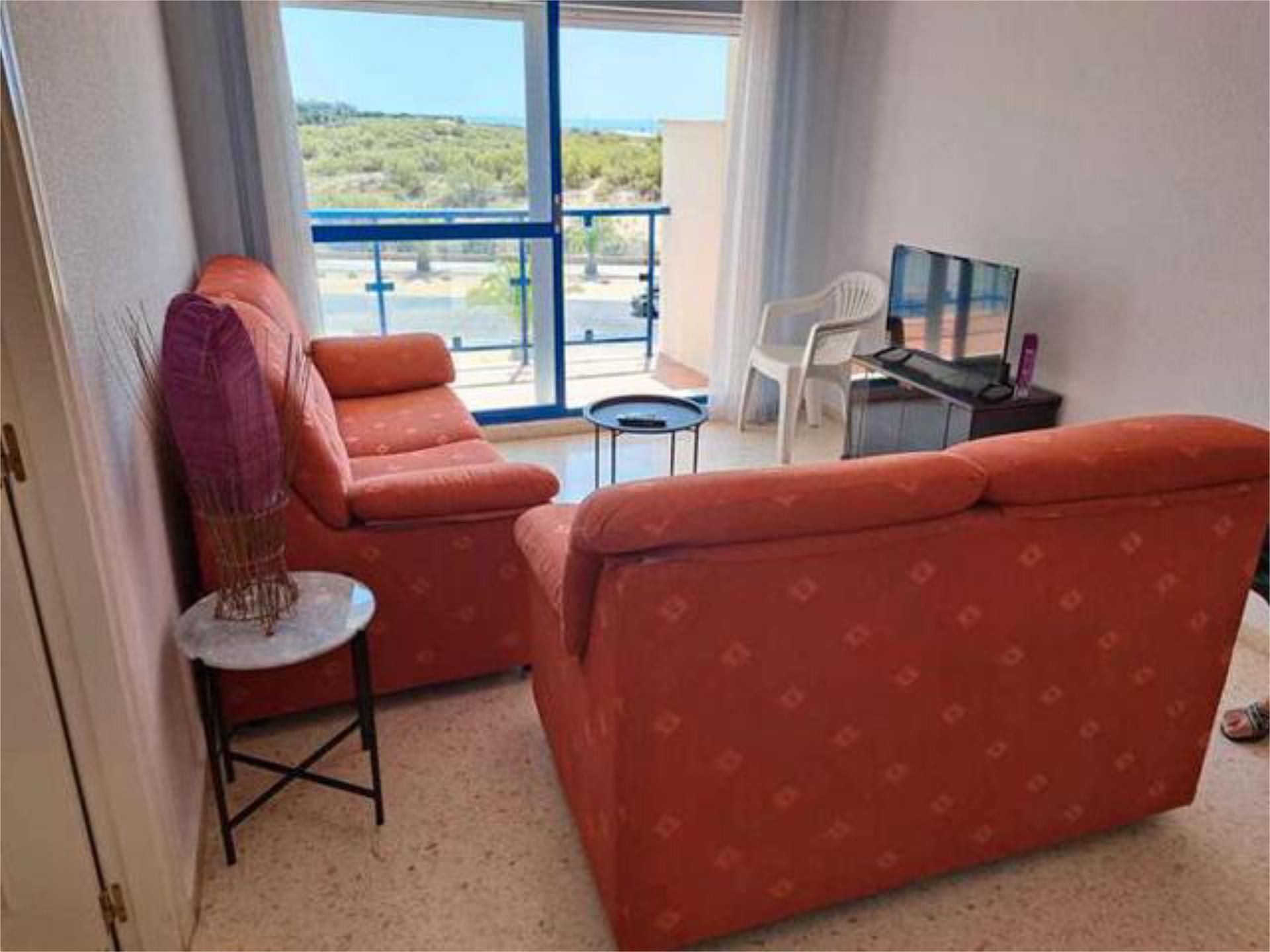 Living room of Flat to rent in Isla Cristina  with Terrace and Furnished