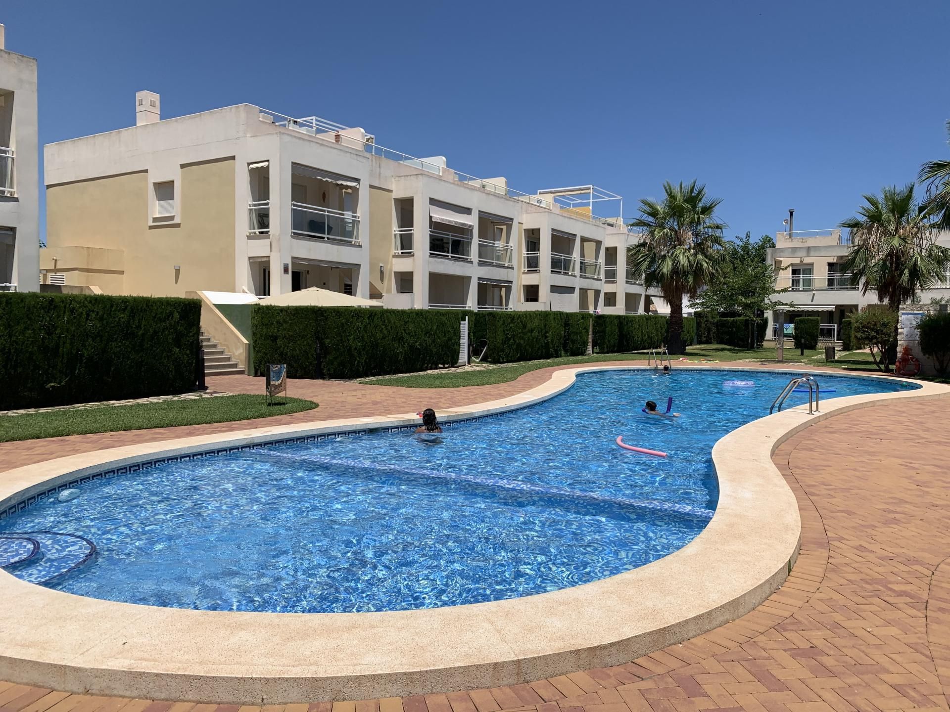 Swimming pool of Apartment for sale in El Verger  with Air Conditioner, Terrace and Swimming Pool
