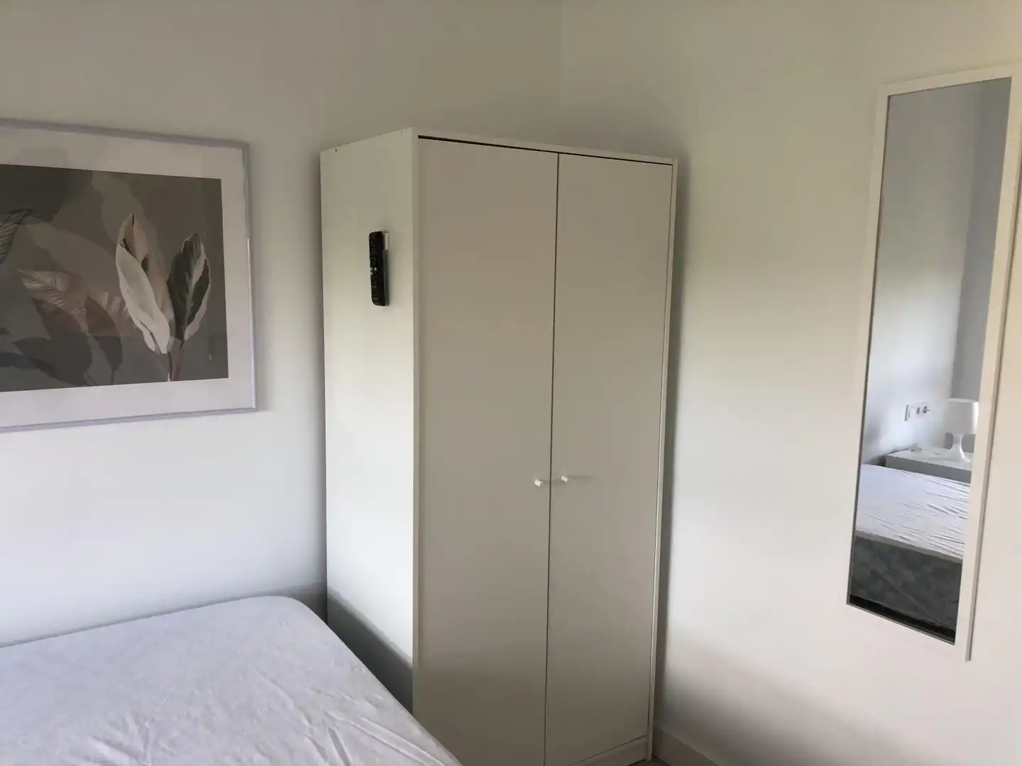 Bedroom of Flat for share in Albacete  with Air Conditioner, Heating and Parquet flooring